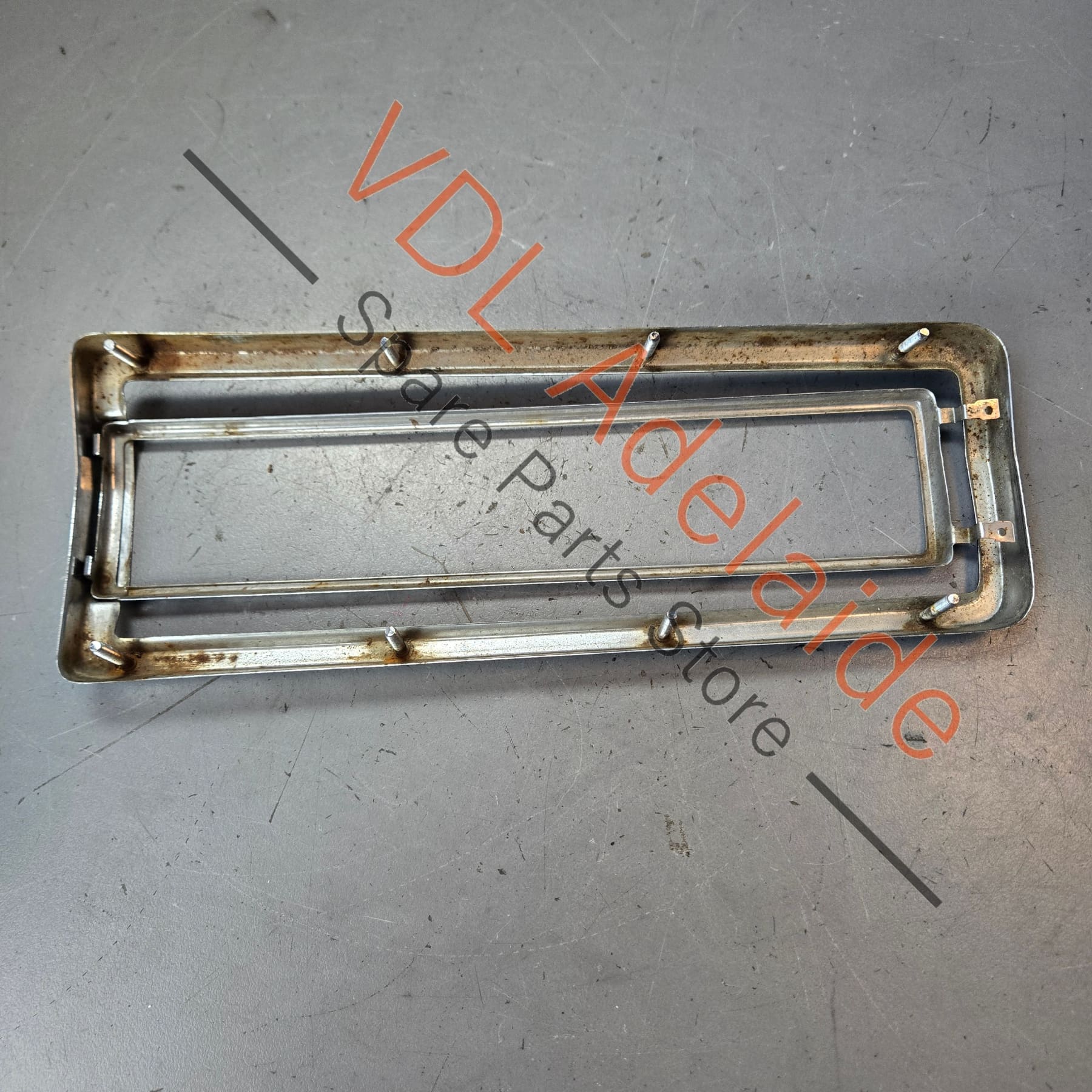 Datsun 1600 510 Rear Left Tail Light Chrome Frame #02 - Image 5