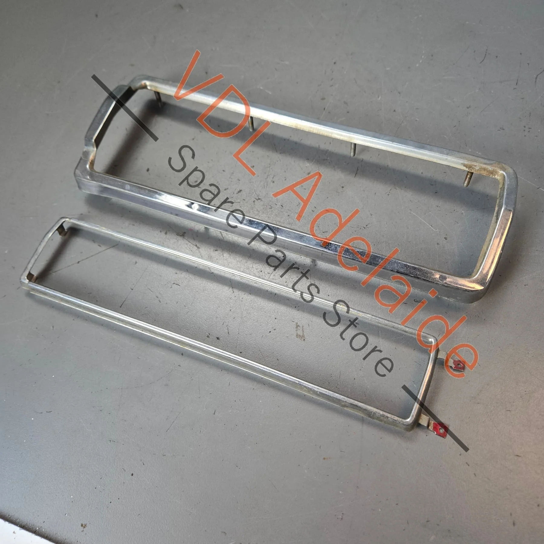 Datsun 1600 510 Rear Right Tail Light Chrome Frame #03 - Image 2