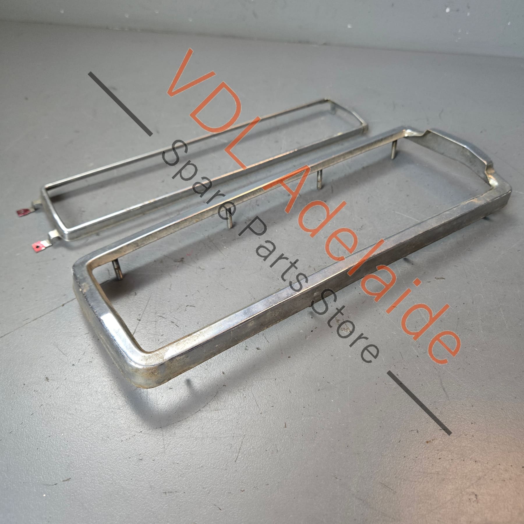 Datsun 1600 510 Rear Right Tail Light Chrome Frame #03 - Image 3