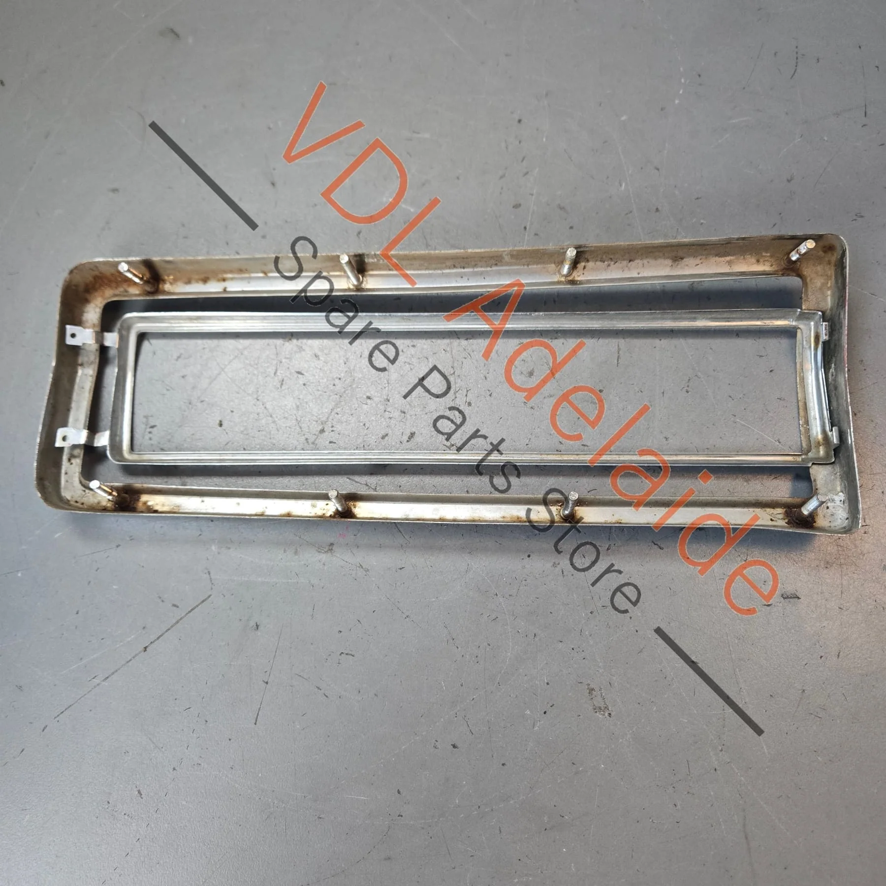 Datsun 1600 510 Rear Right Tail Light Chrome Frame #03 - Image 7