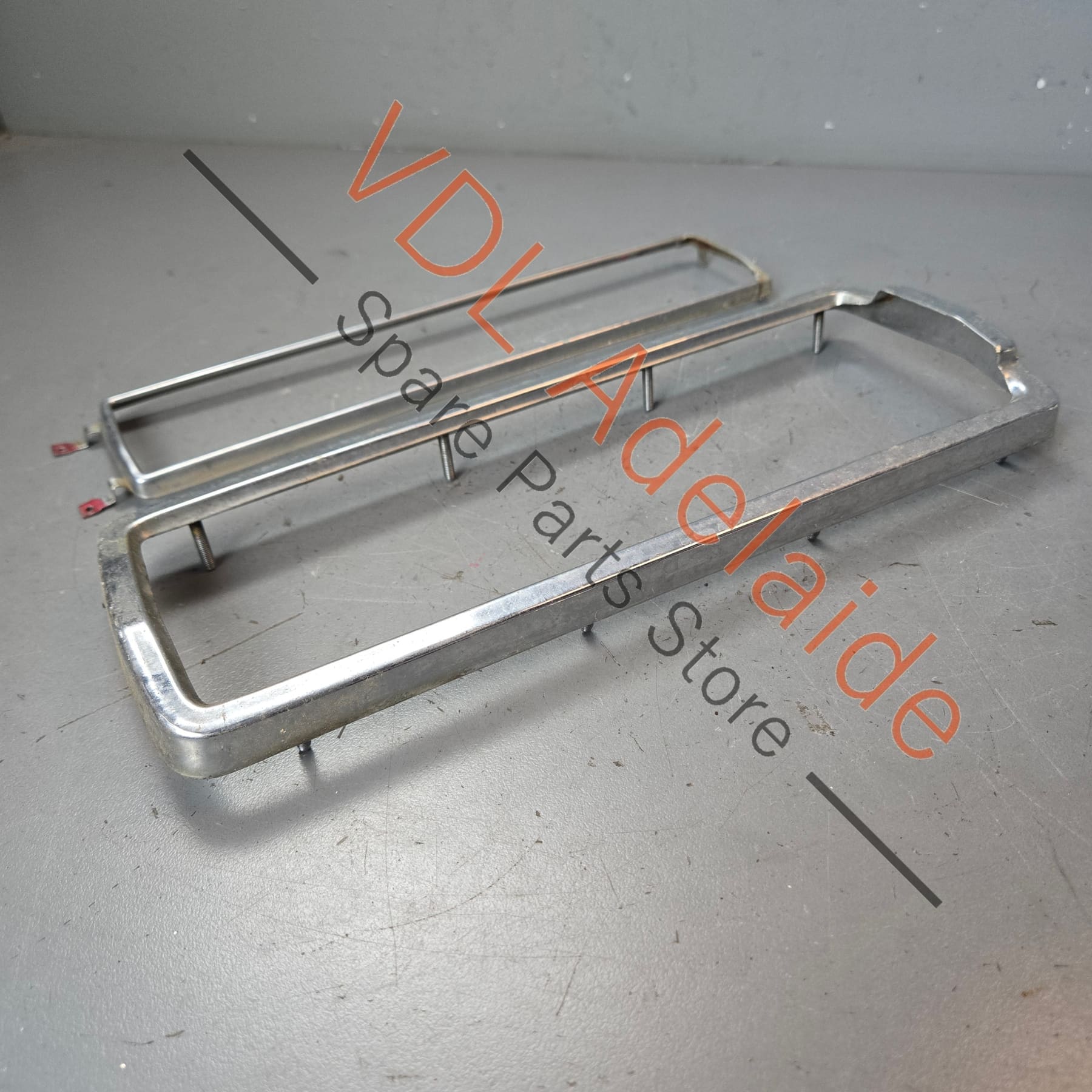 Datsun 1600 510 Rear Right Tail Light Chrome Frame #04 - Image 3