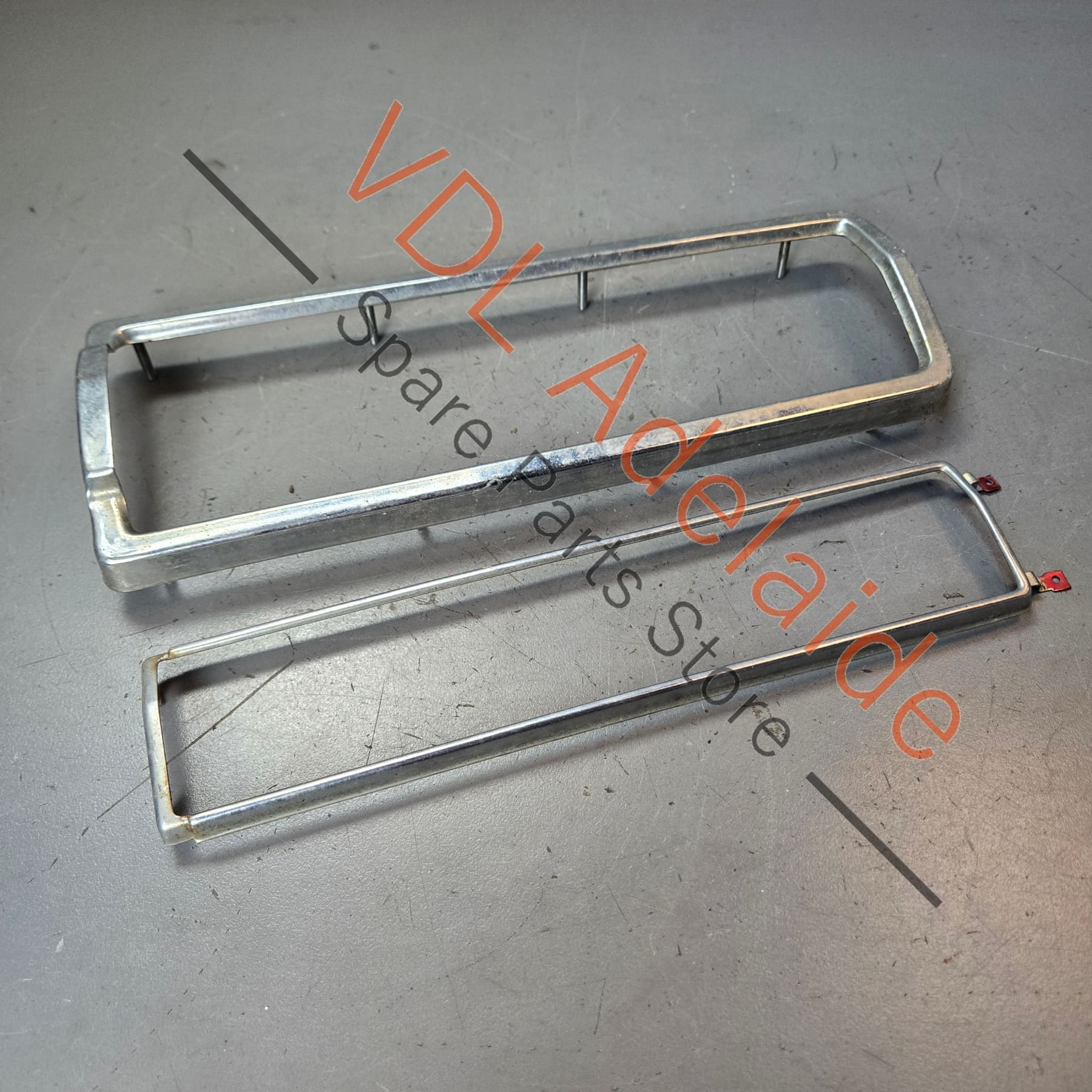Datsun 1600 510 Rear Right Tail Light Chrome Frame #04 - Image 4