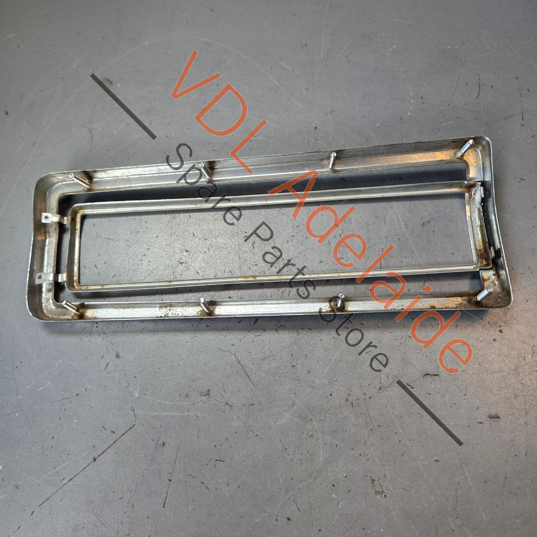 Datsun 1600 510 Rear Right Tail Light Chrome Frame #04 - Image 6