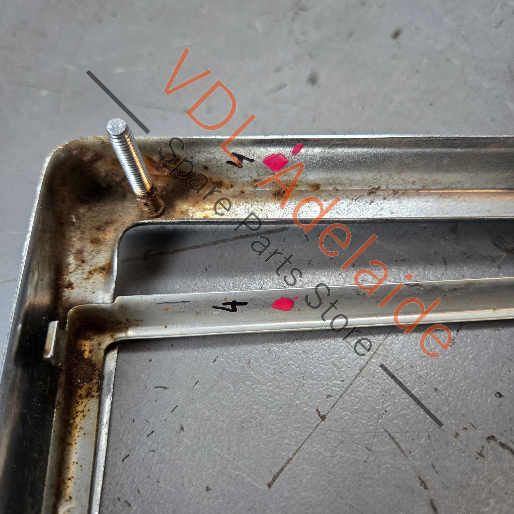 Datsun 1600 510 Rear Right Tail Light Chrome Frame #04 - Image 7