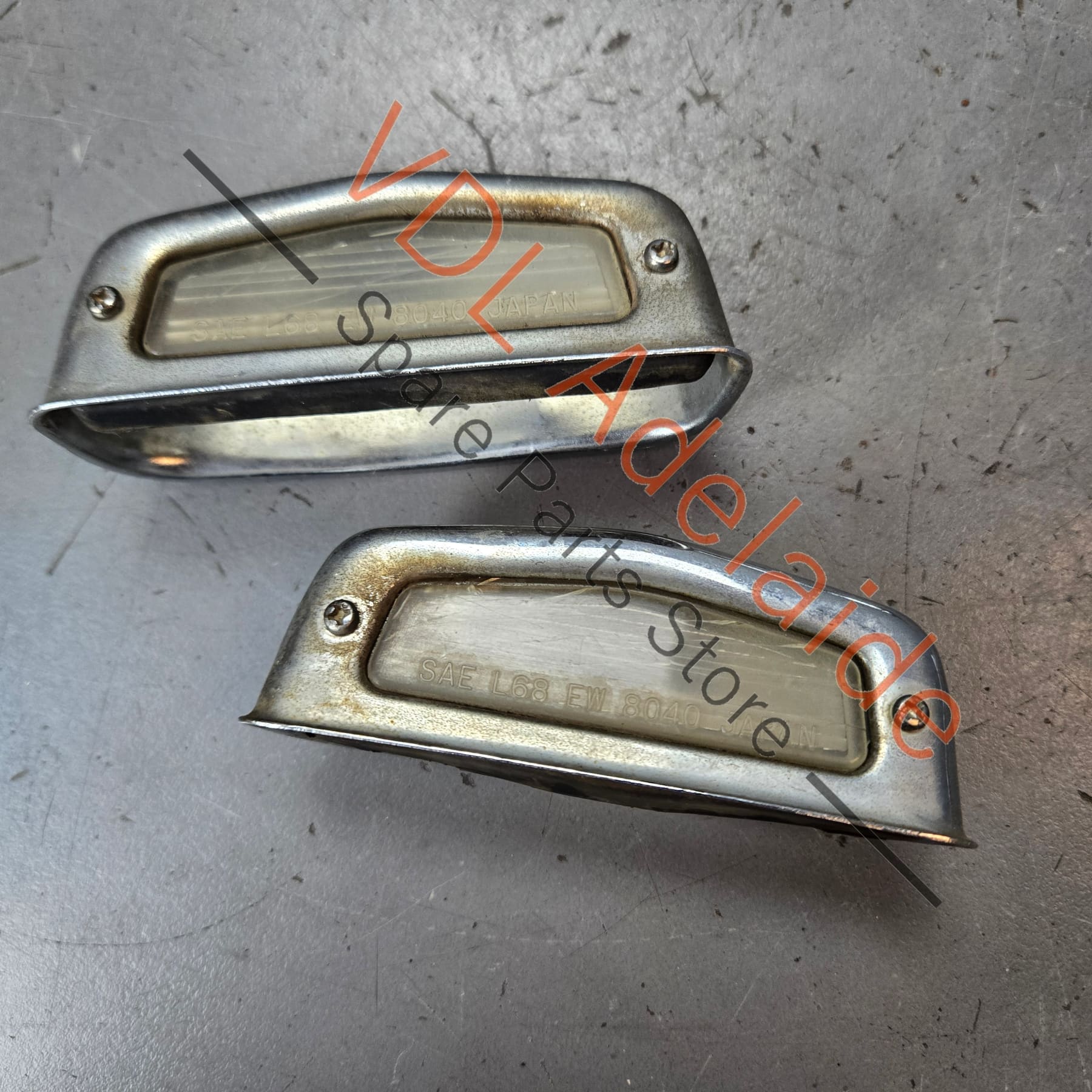 Datsun 1600 510 Licence Plate Light Pair for USA Sedan or Australian Wagon #02 - Image 5