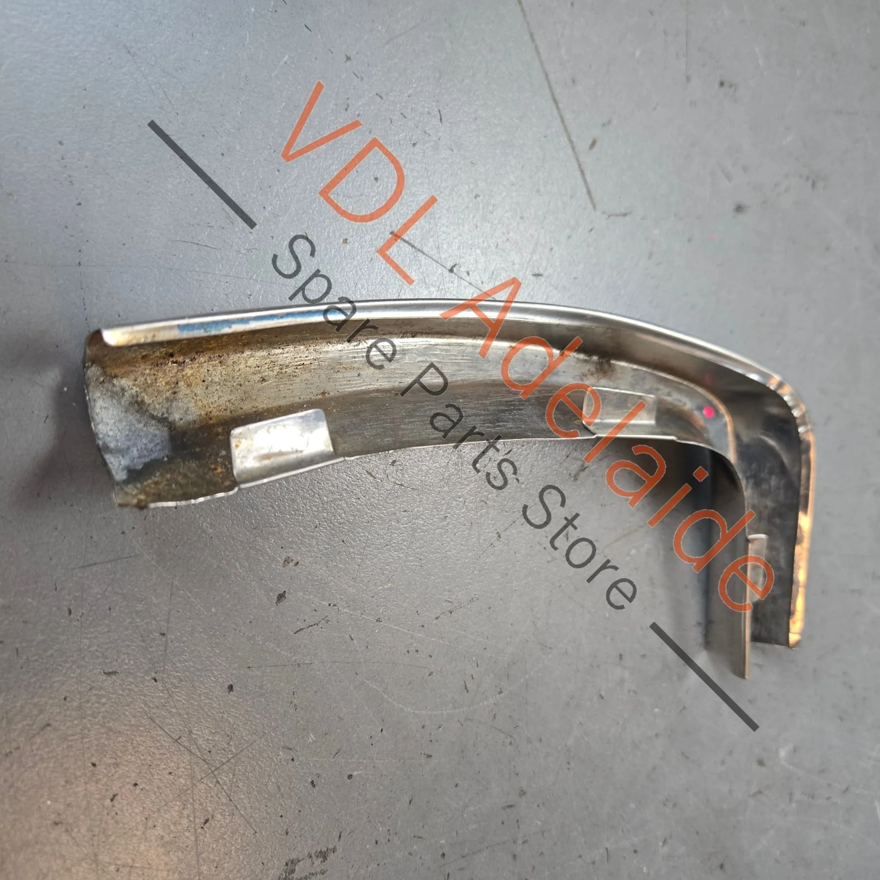 Datsun 240k GT C110 Kenmeri Front Left Fender Chrome Eyebrow Moulding Mould Trim - Image 11