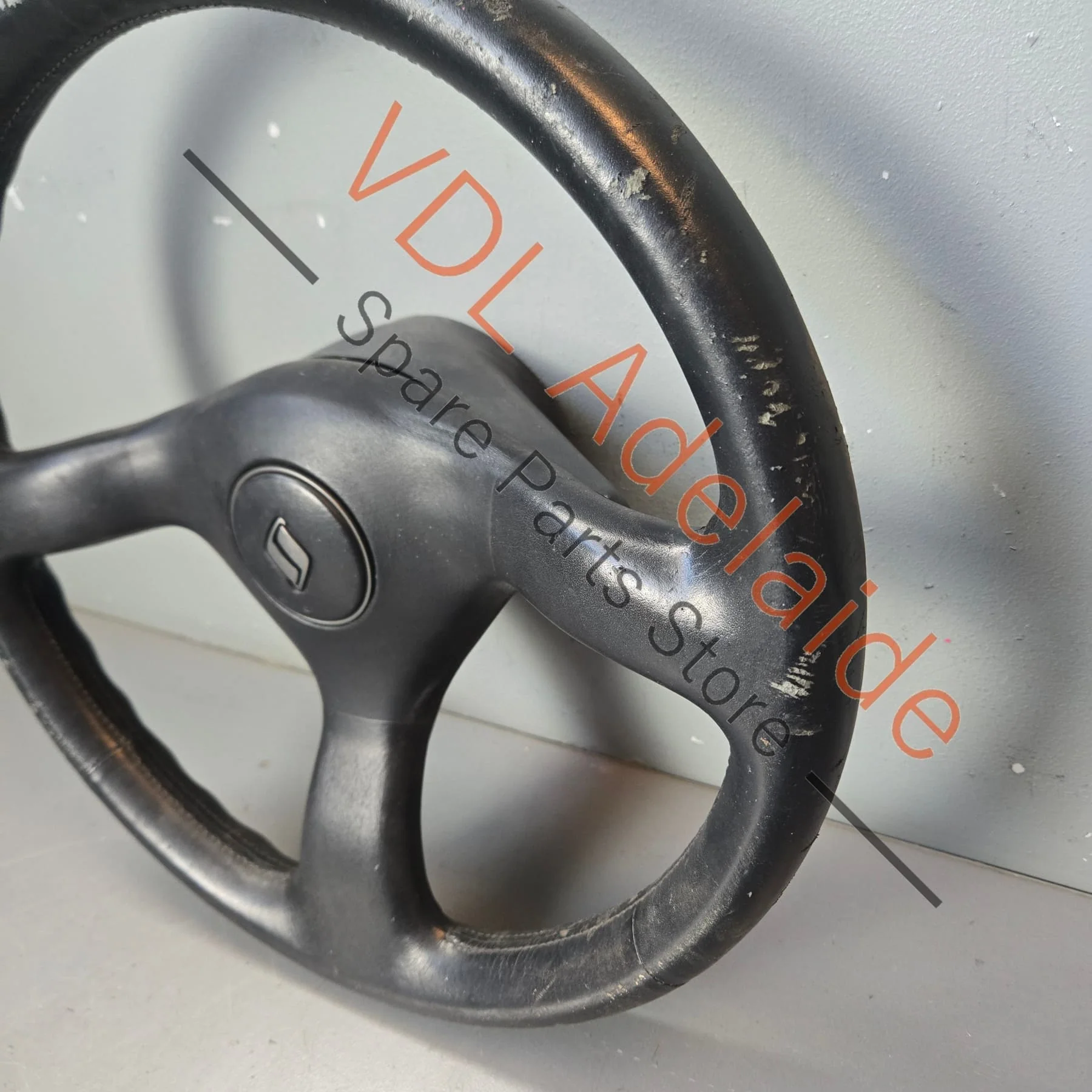 Nissan Skyline R32 GTSt / GTR Original 3x Spoke Leather Steering Wheel - Image 5