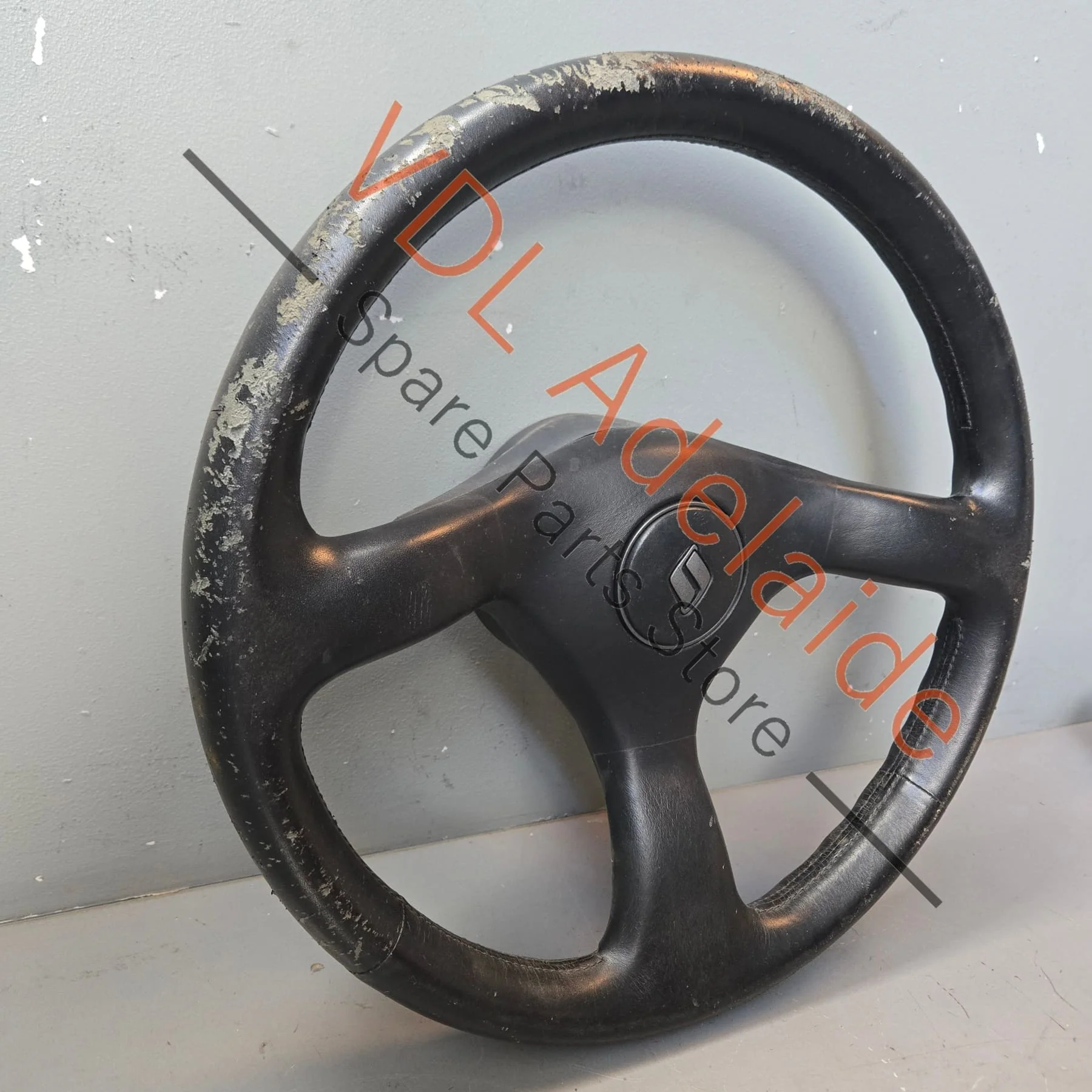 Nissan Skyline R32 GTSt / GTR Original 3x Spoke Leather Steering Wheel - Image 6