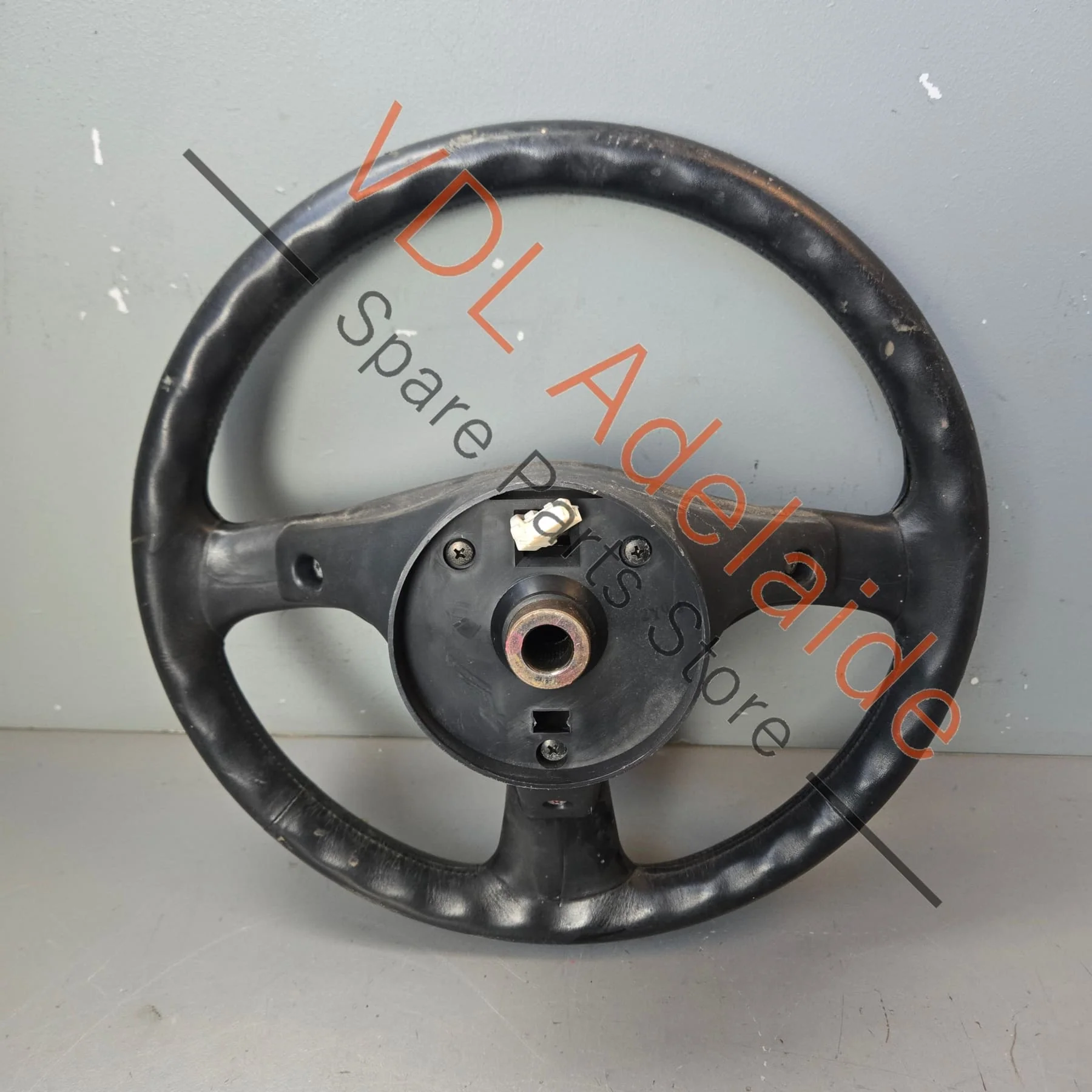 Nissan Skyline R32 GTSt / GTR Original 3x Spoke Leather Steering Wheel - Image 9