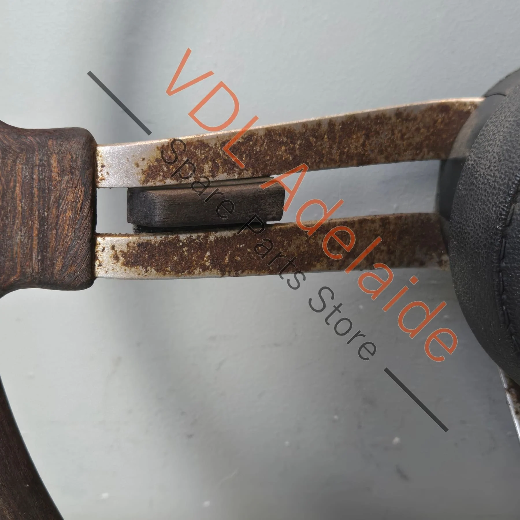 Datsun 240K C110 Kenmeri Skyline Original 3x Spoke Steering Wheel with Horn Buttons - Image 3