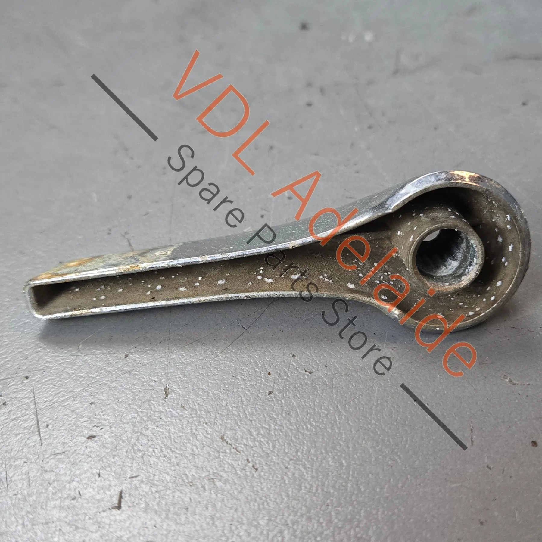 Datsun 1000 B10 Interior Door Opening Handle Interior Trim Chrome #02 - Image 5
