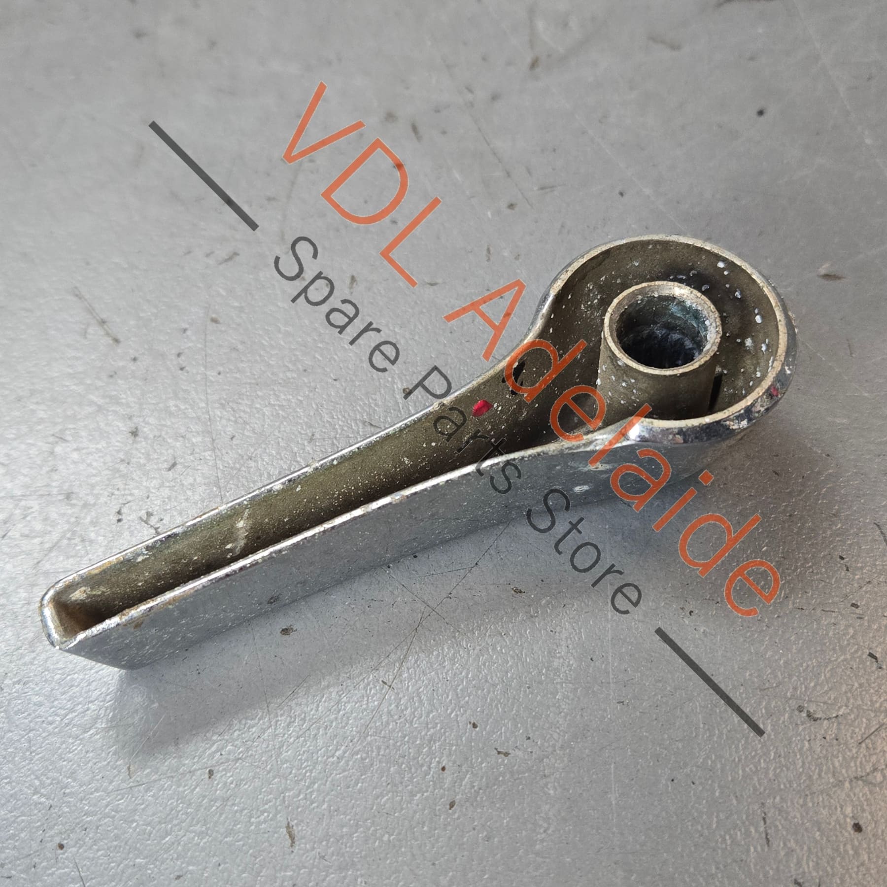 Datsun 1000 B10 Interior Door Opening Handle Interior Trim Chrome #02 - Image 6