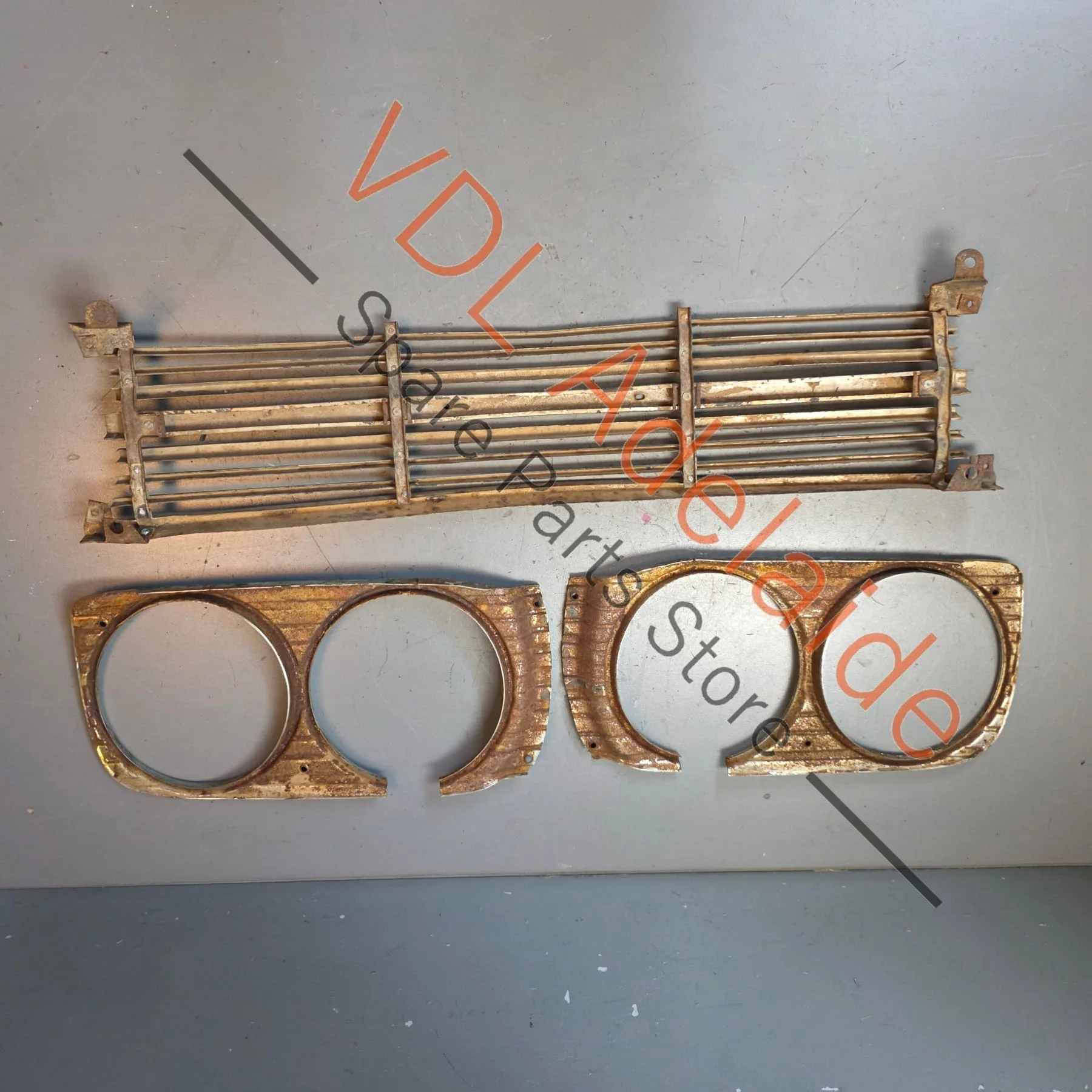 Datsun 1600 1968 Front Grille and Headlight Trim Set - Image 9