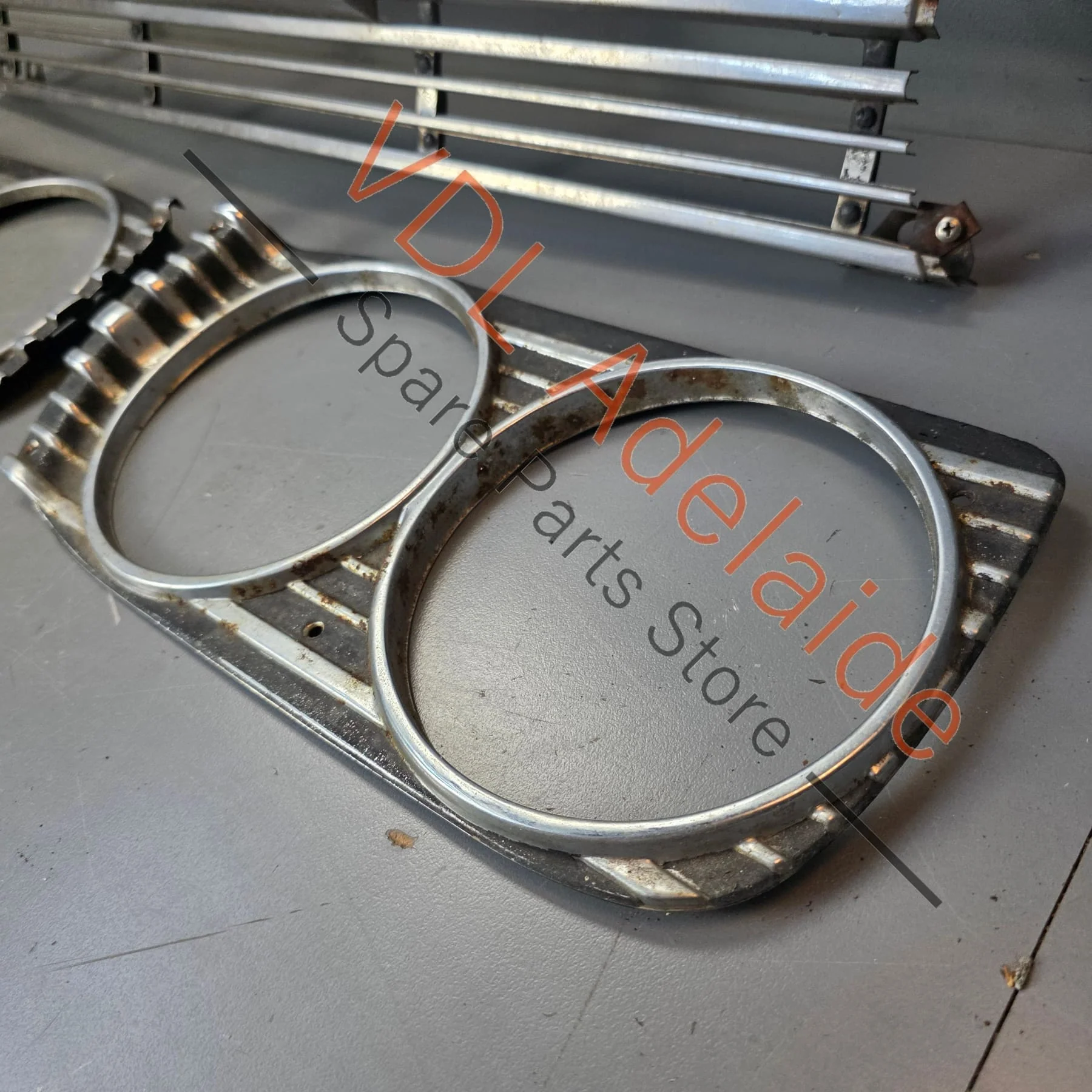 Datsun 1600 510 1968 Front Grille & Headlight Trims Complete with Centre Badge - Image 2