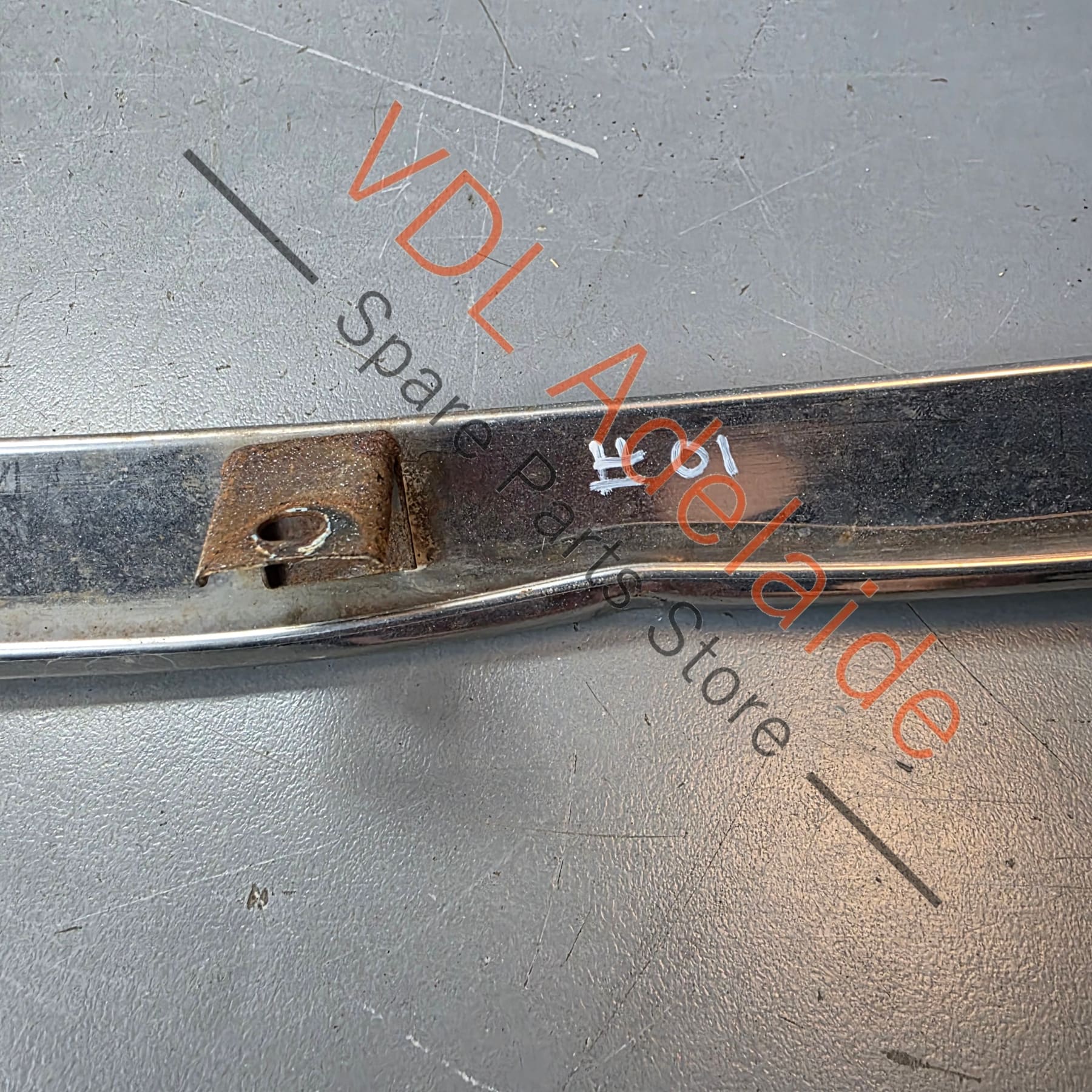 Datsun 1600 510 1968-1972 Front Grille Lower Chrome Molding Moustache Trim #01 - Image 7