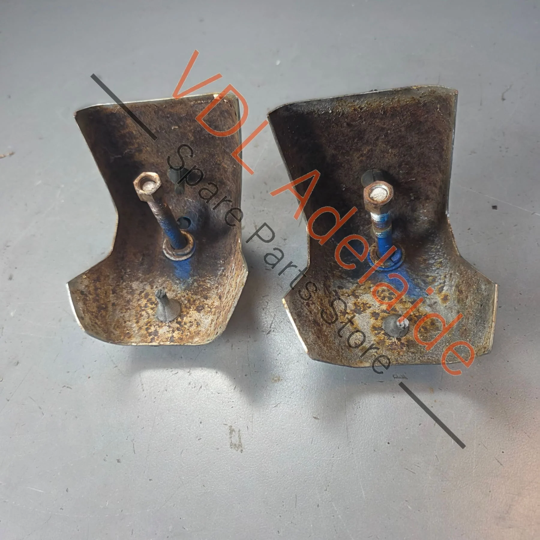 Datsun 1600 510 Bluebird Original Bumper Over-rider Overrider Pair for front bumper #02 - Image 2