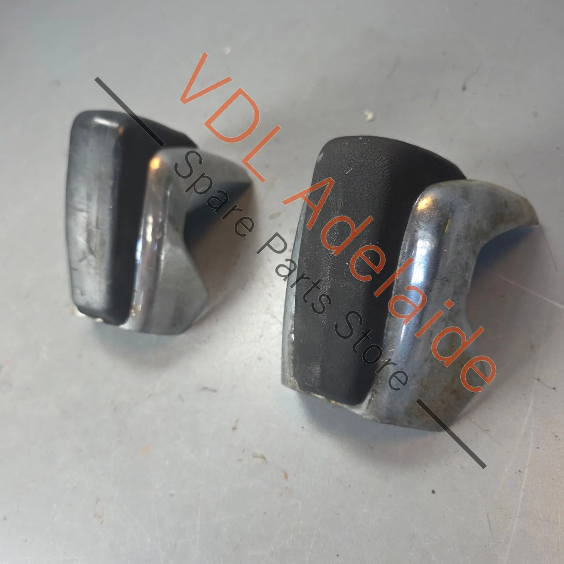 Datsun 1600 510 Bluebird Original Bumper Over-rider Overrider Pair for front bumper #02 - Image 3