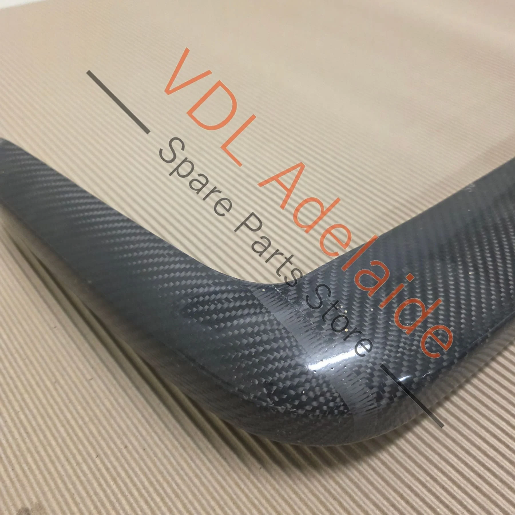 Datsun 510 1600 Bluebird Lightweight Exposed Carbon Fibre REAR Bumper Bar Skin only. Unfinished, only 650g! Aftermarket - Image 5