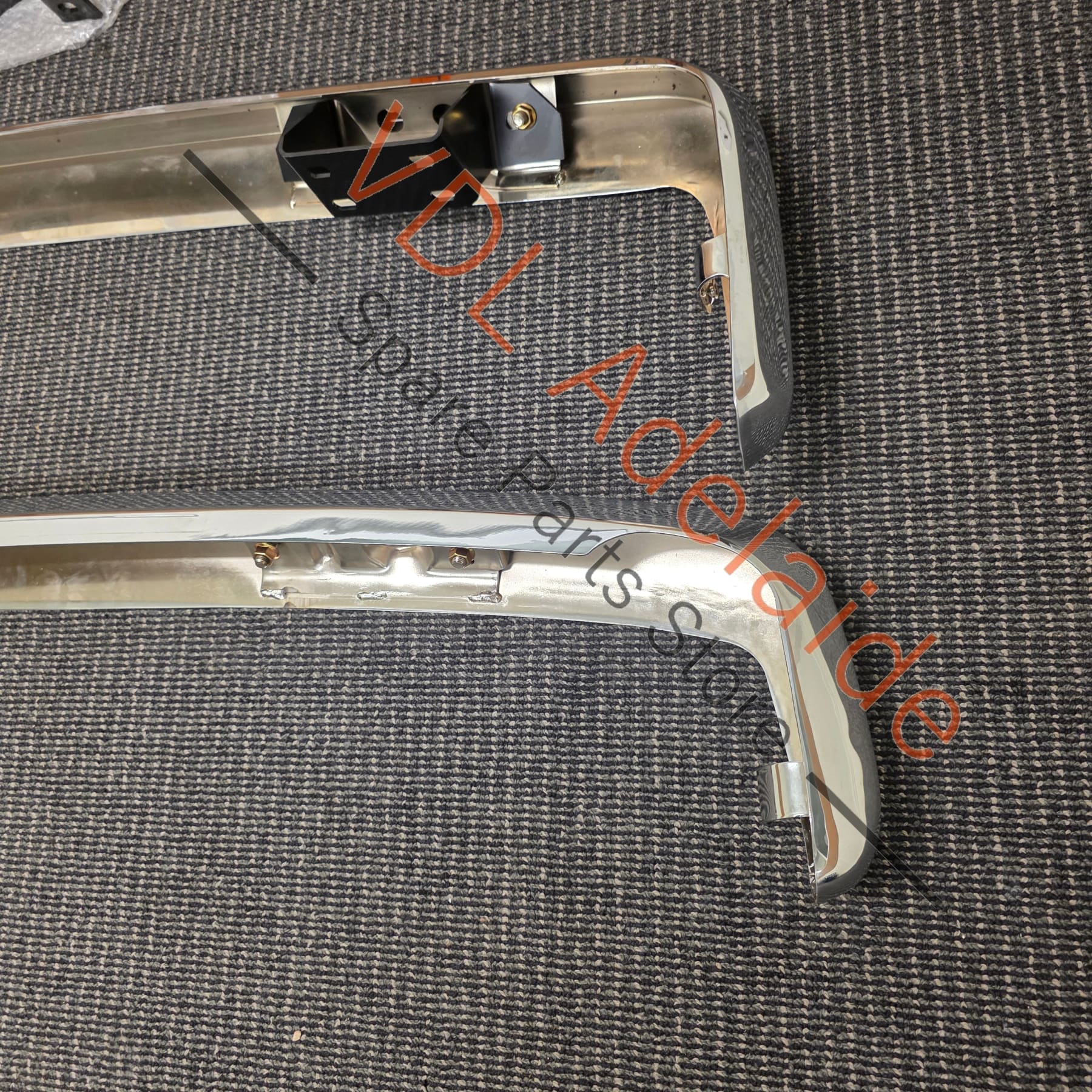 Datsun 510 1600 Bluebird Chrome Plated Stainless Steel Bumper Bar Set Aftermarket - Image 3