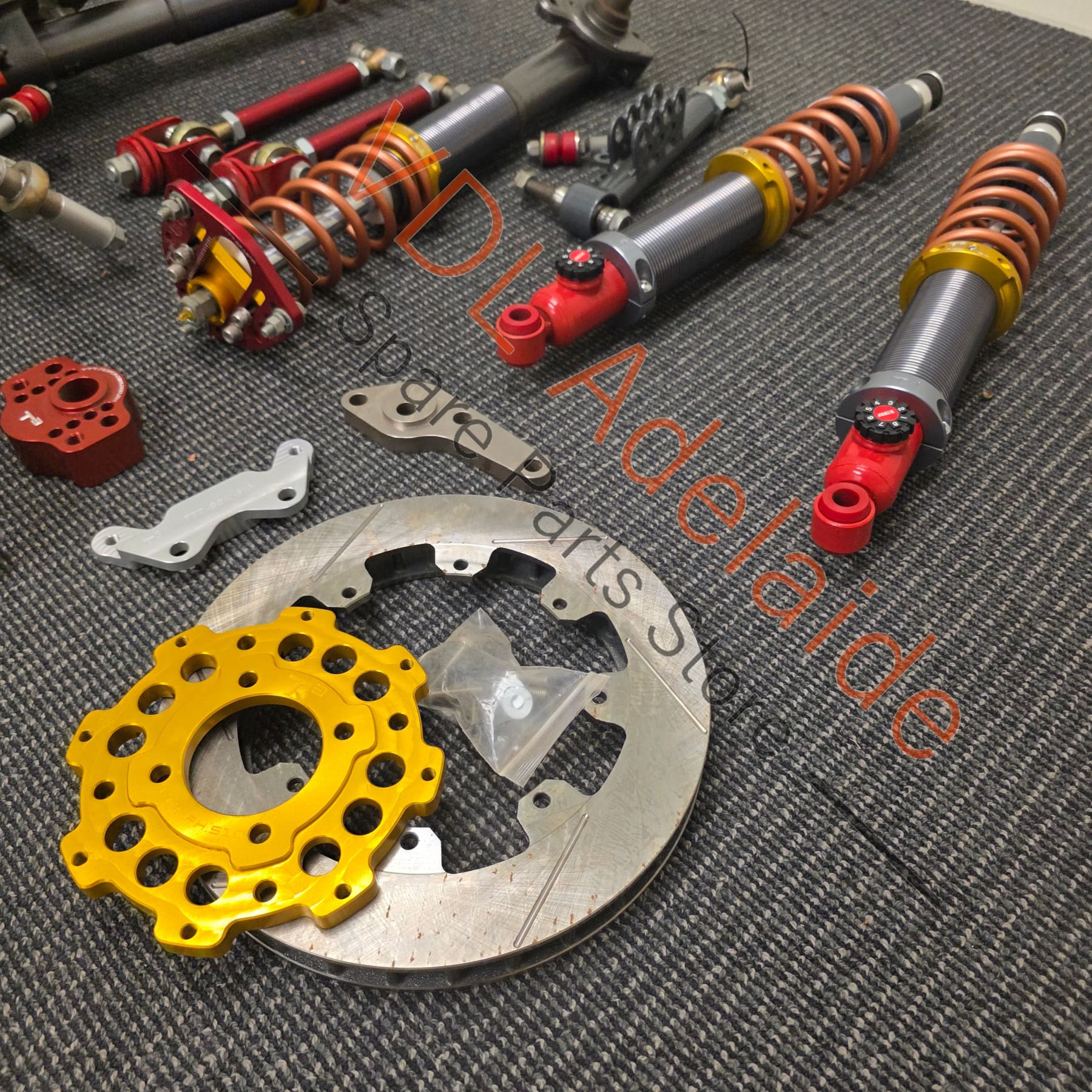 Datsun 510 1600 T3 Techno Toy Tuning Front Adjustable Suspension and Wilwood Brake Assembly Aftermarket - Image 2