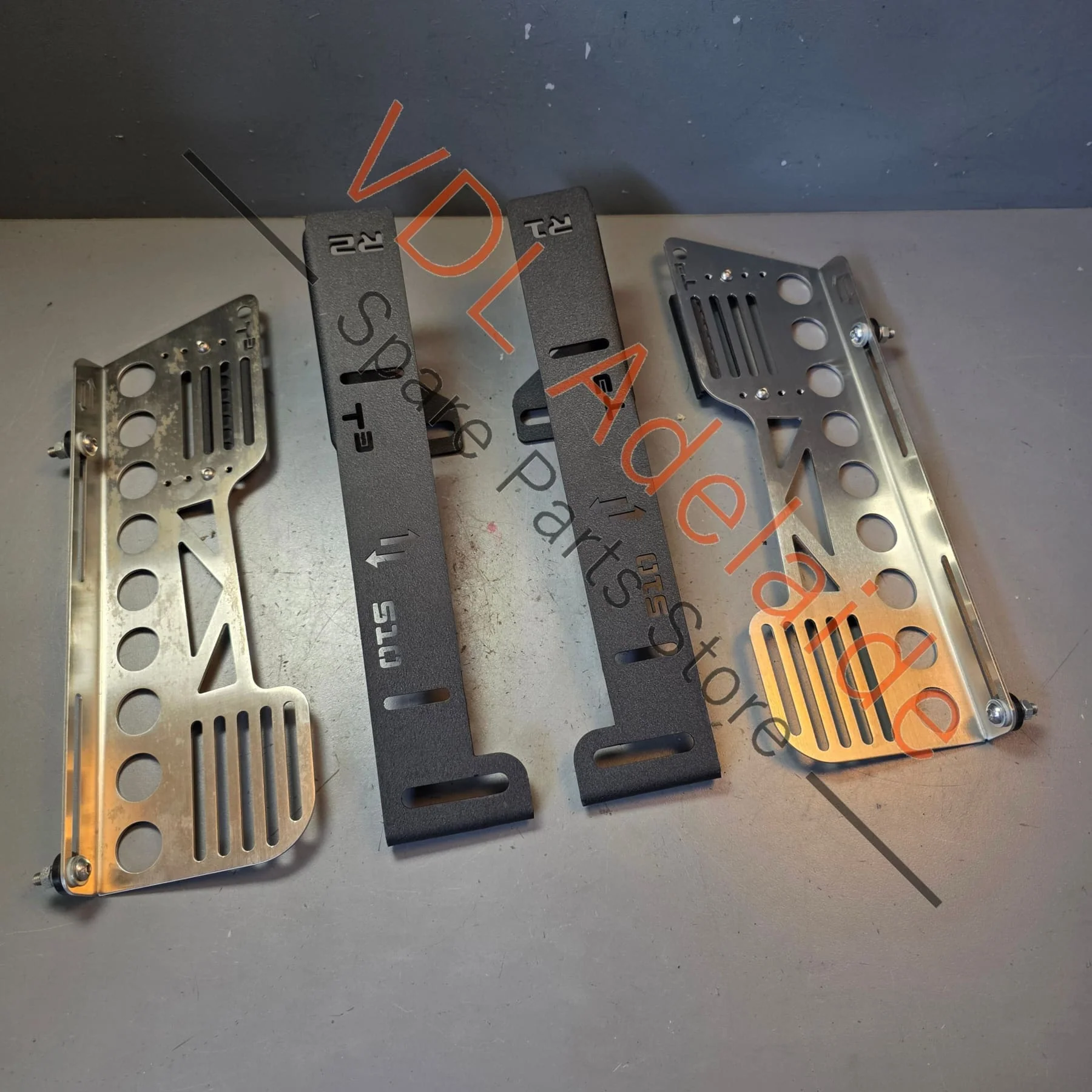 Datsun 510 1600 T3 Techno Toy Tuning RHS Right Racing seat Mount Bracket for Fixed Back Seats Aftermarket - Image 2