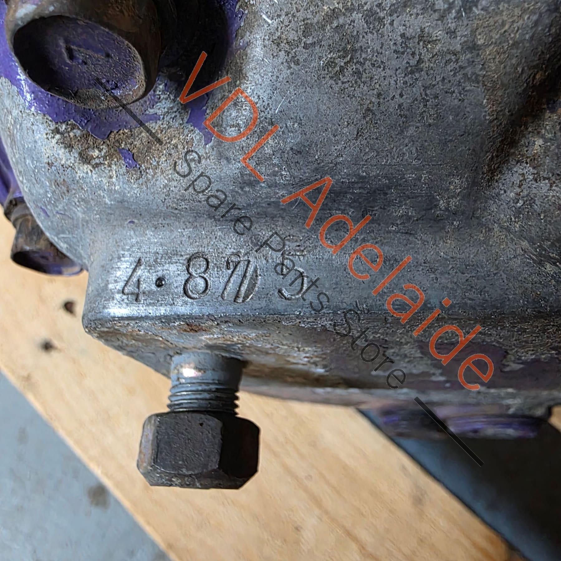 Datsun R180 720 Ute Differential Diff 4.875 Ratio Open wheel with half shafts - Image 4