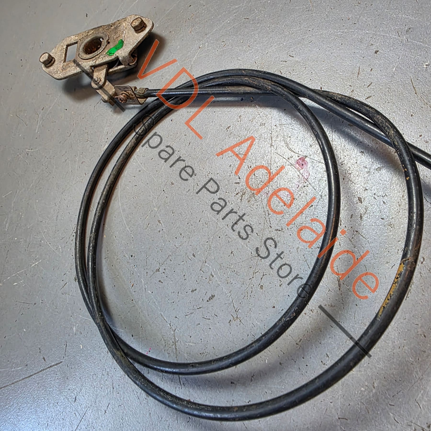 Datsun 510 1600 Bonnet release handle cable and catch - Image 3