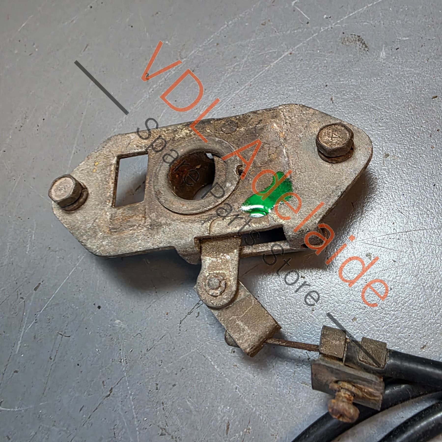 Datsun 510 1600 Bonnet release handle cable and catch - Image 4