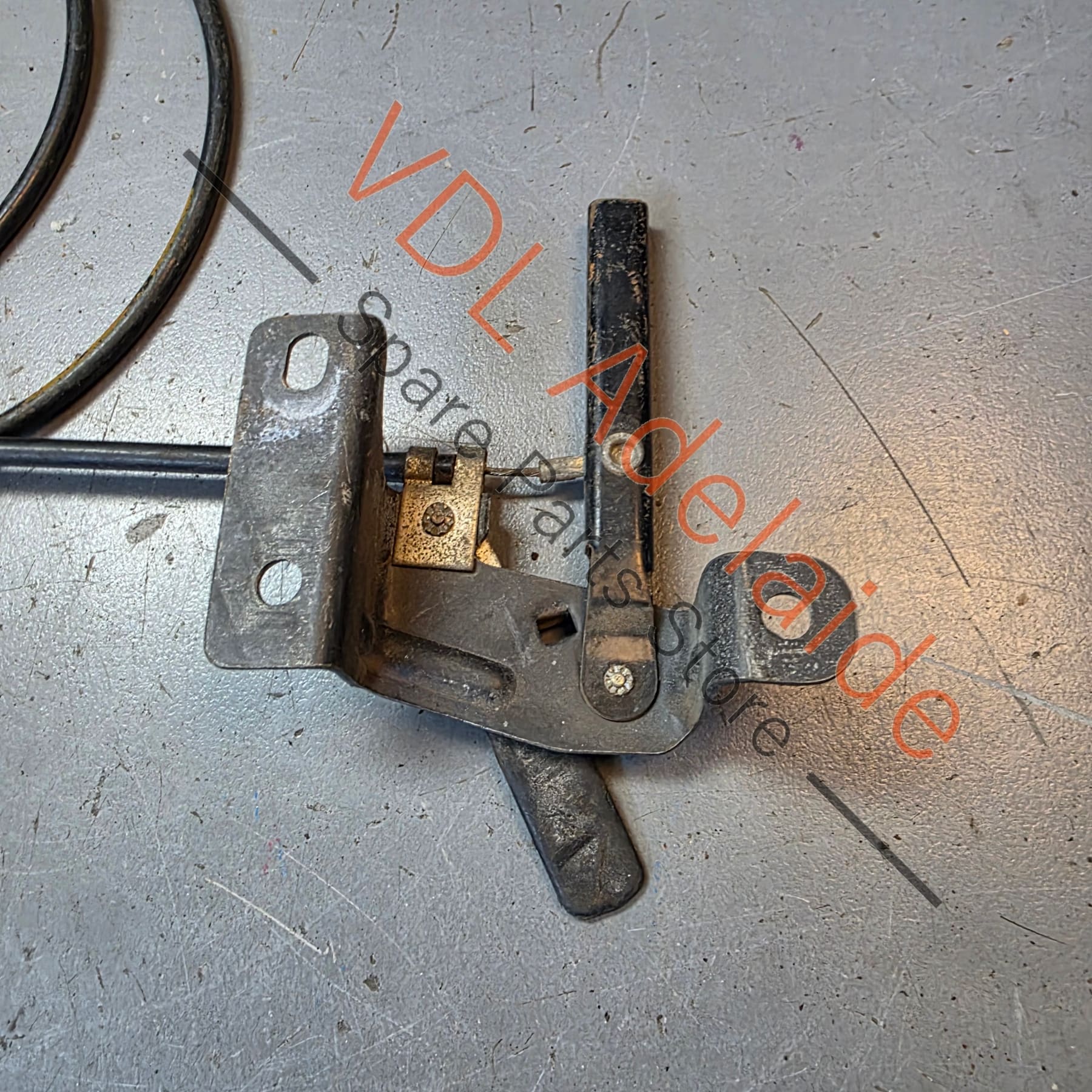 Datsun 510 1600 Bonnet release handle cable and catch - Image 6