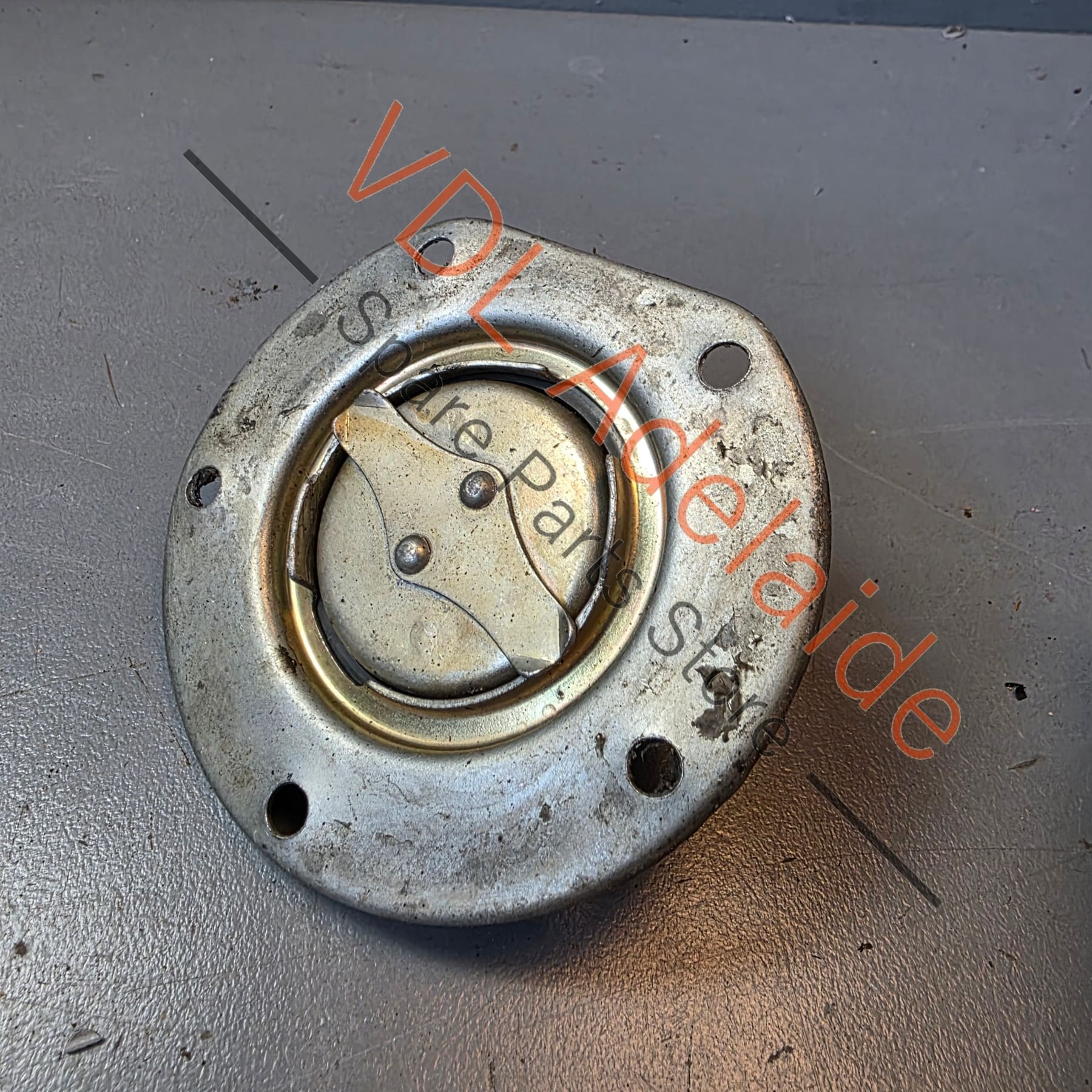 Datsun 1600 510 Fuel Filler Cap with Mounting Cover Bracket #01 - Image 3