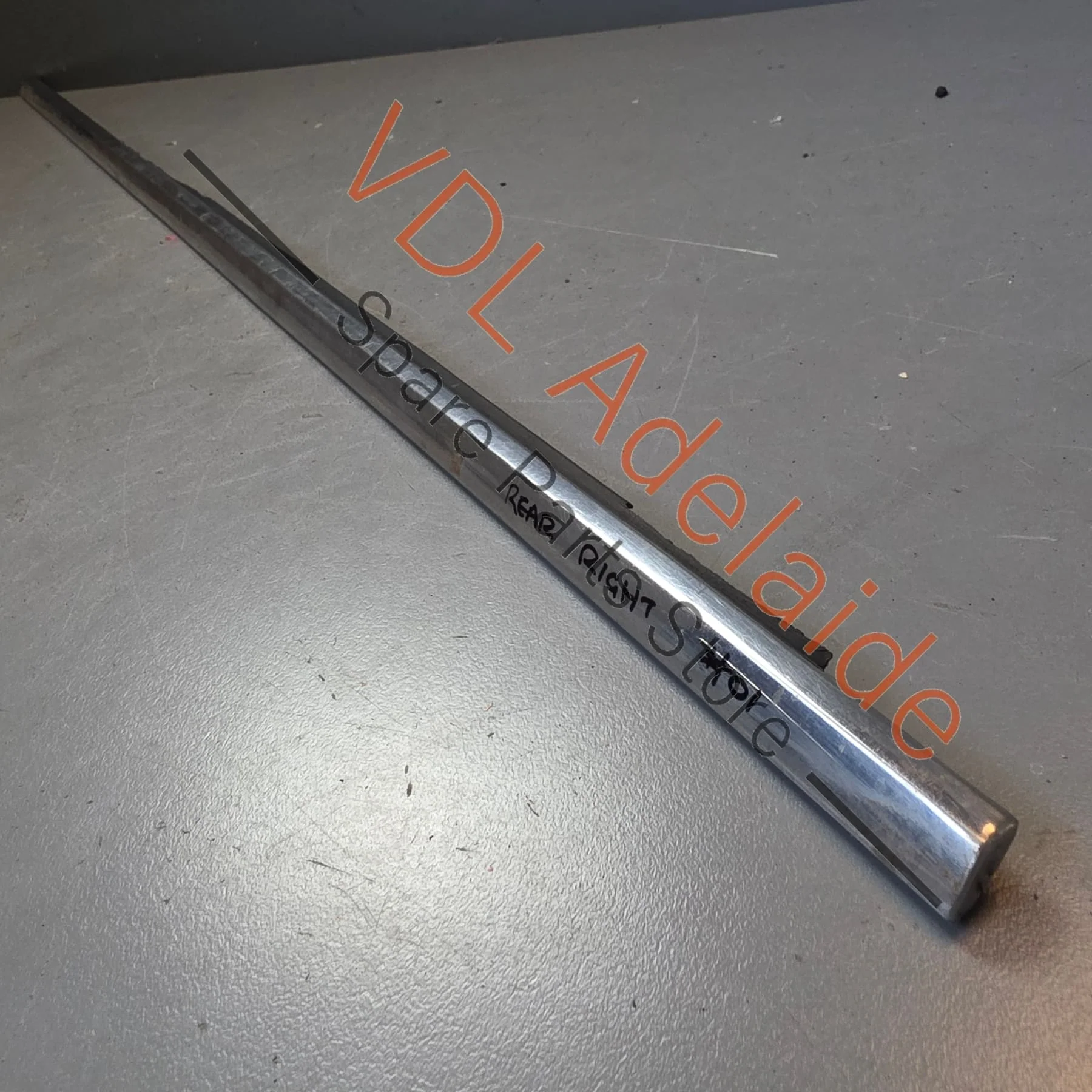 Datsun 1600 510 Rear Right Door Chrome Aperture Trim Stainless 82820-N1600 #03 - Image 4