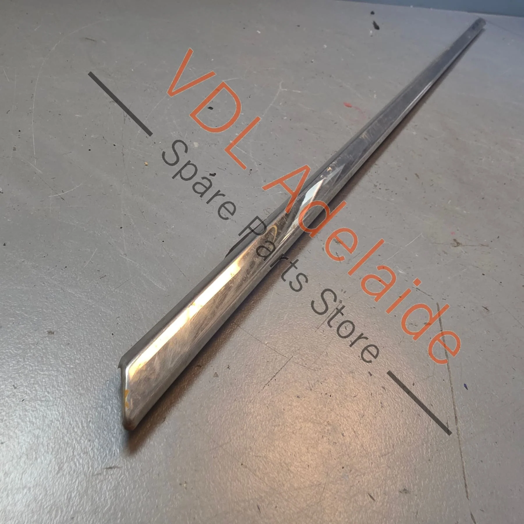 Datsun 1600 510 Front Left Door Chrome Aperture Trim Stainless 80821-N1600 #01 - Image 3