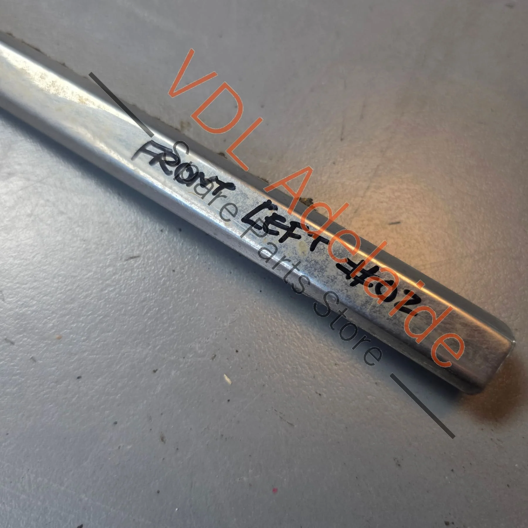 Datsun 1600 510 Front Left Door Chrome Aperture Trim Stainless 80821-N1600 #02 - Image 3
