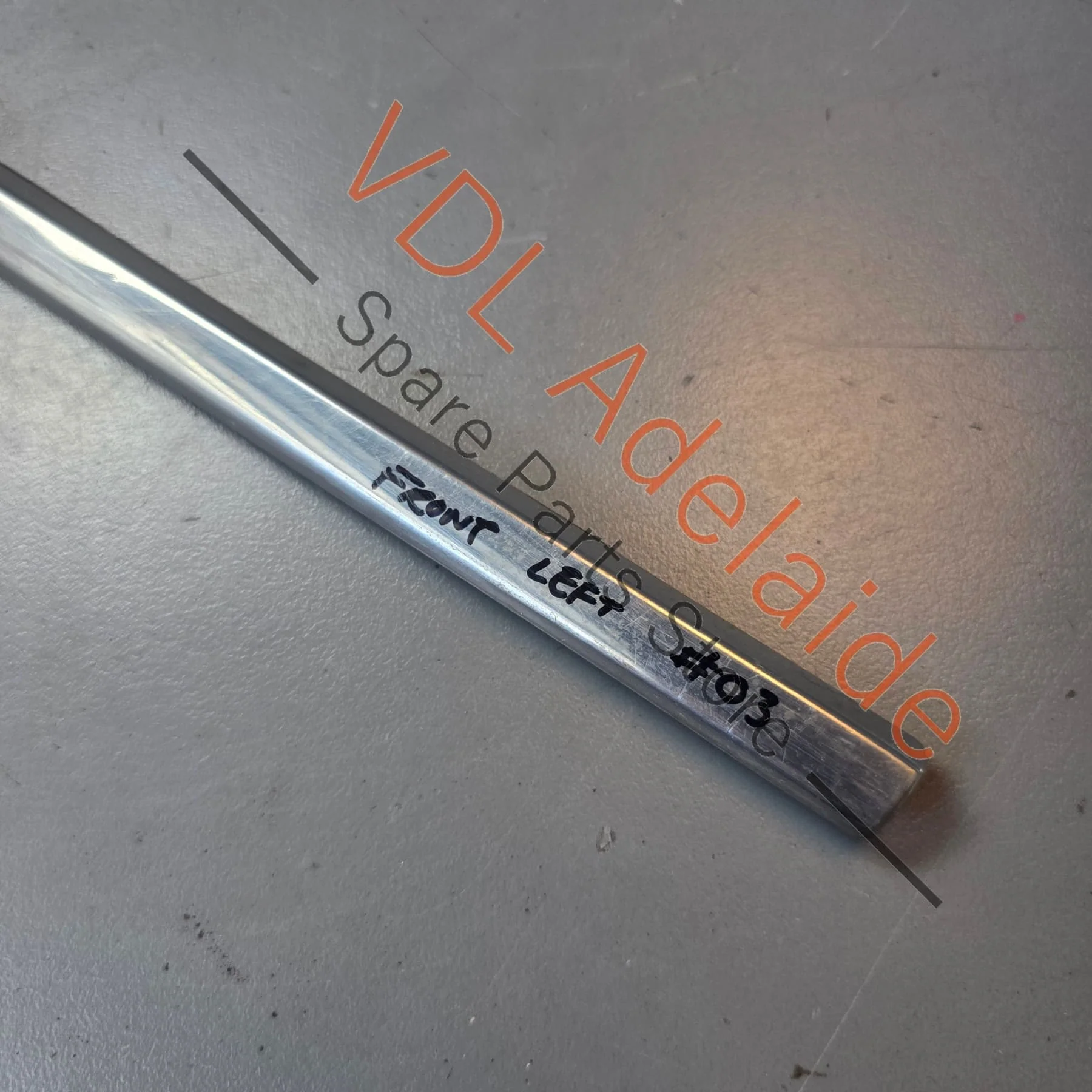 Datsun 1600 510 Front Left Door Chrome Aperture Trim Stainless 80821-N1600 #03 - Image 9