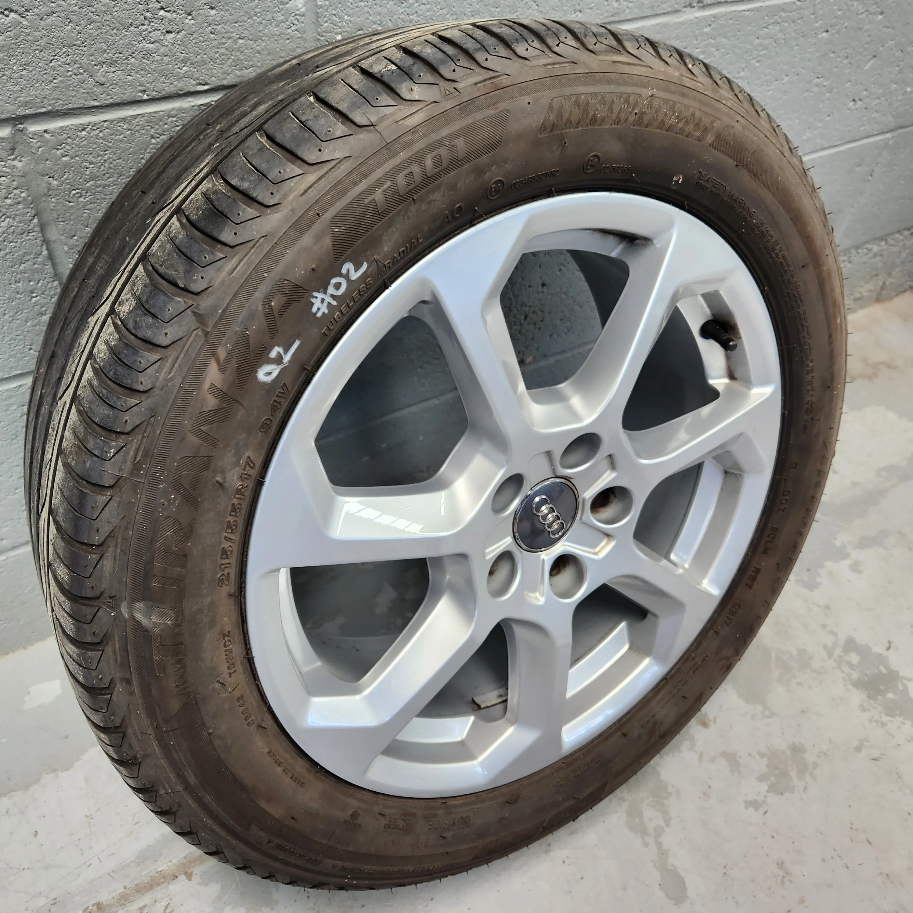 1x Genuine Audi Q2 Alloy Wheels 17 x 7J ET45 5x112 81A601025D #02 - Image 6