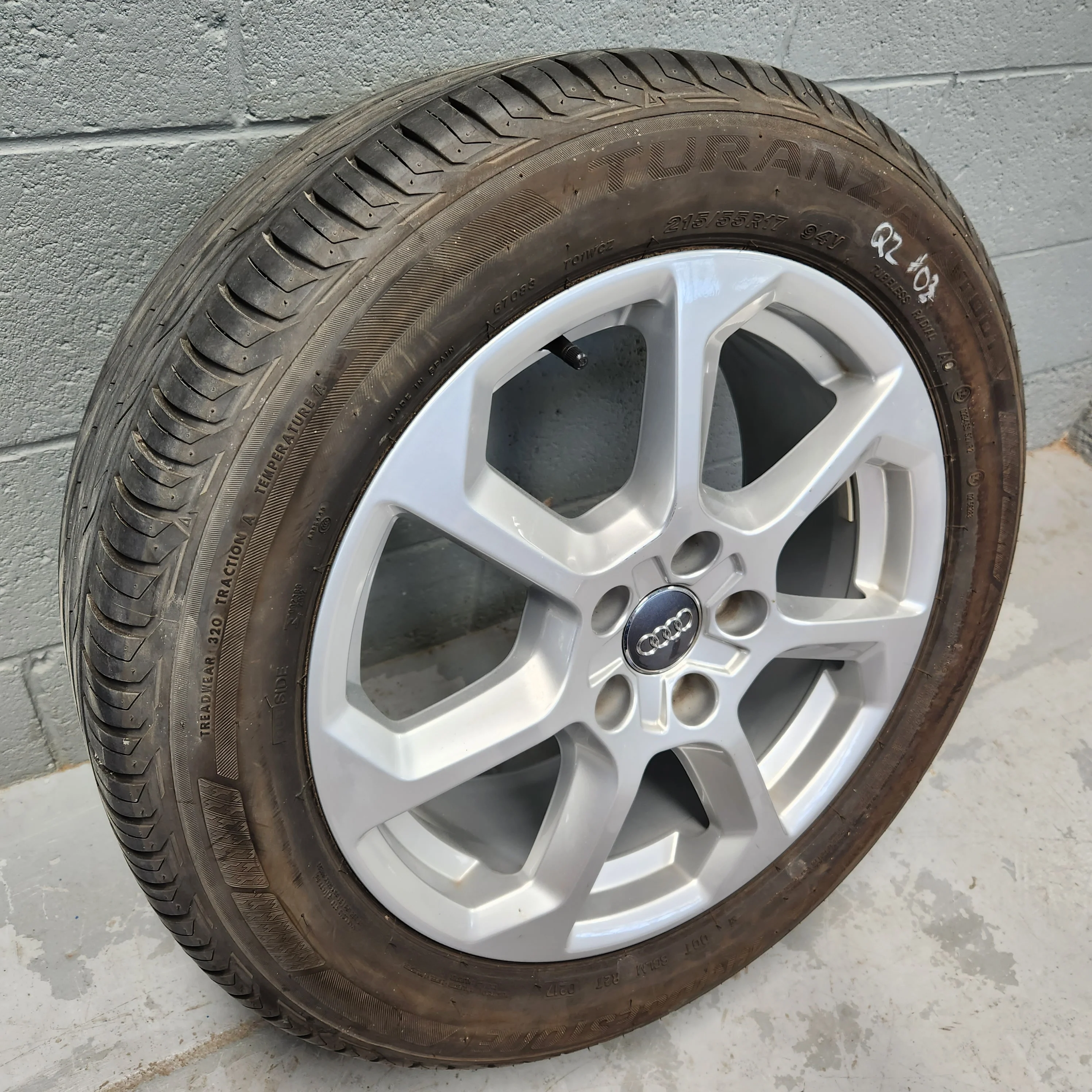 1x Genuine Audi Q2 Alloy Wheels 17 x 7J ET45 5x112 81A601025D #03 - Image 5