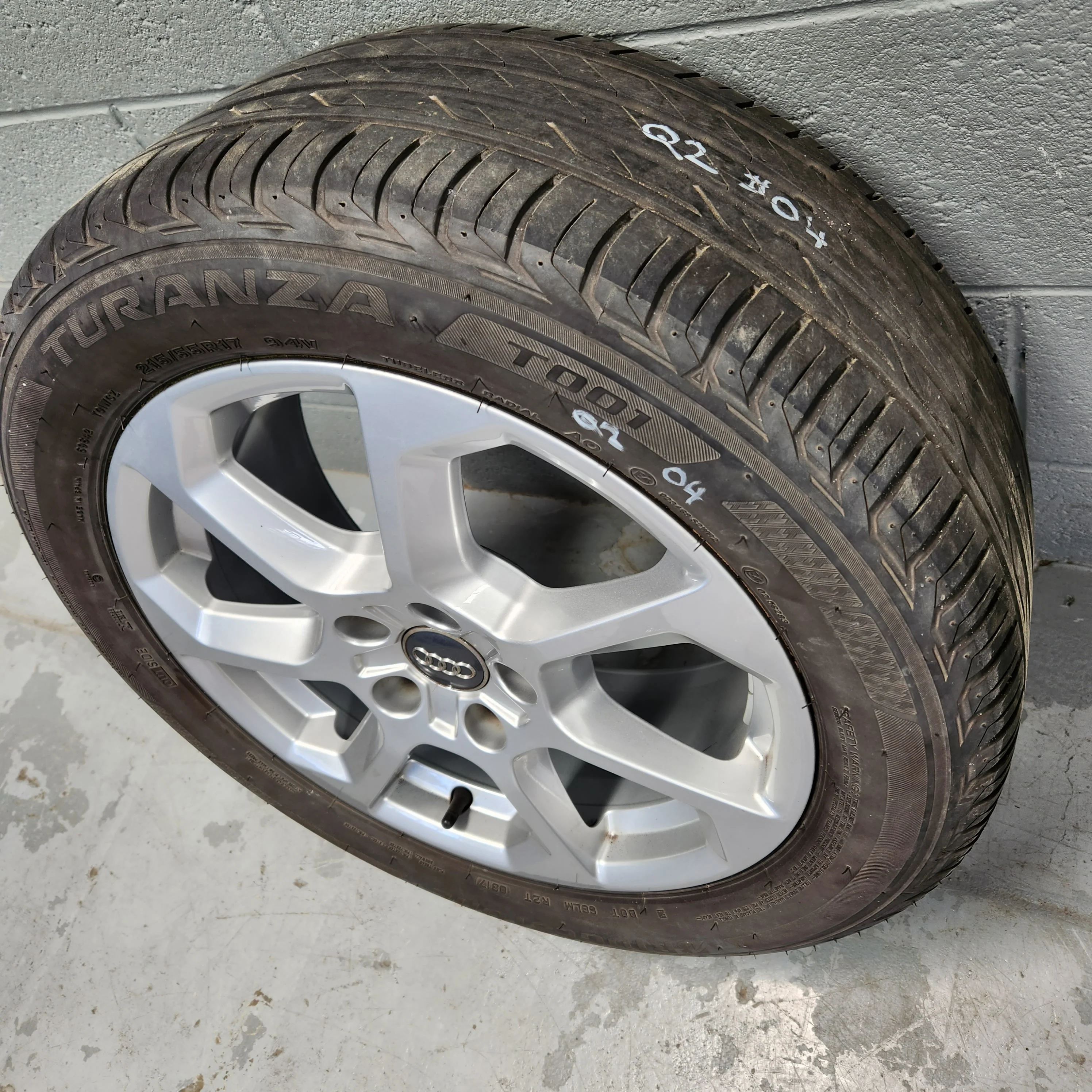 1x Genuine Audi Q2 Alloy Wheels 17 x 7J ET45 5x112 81A601025D #04 - Image 7