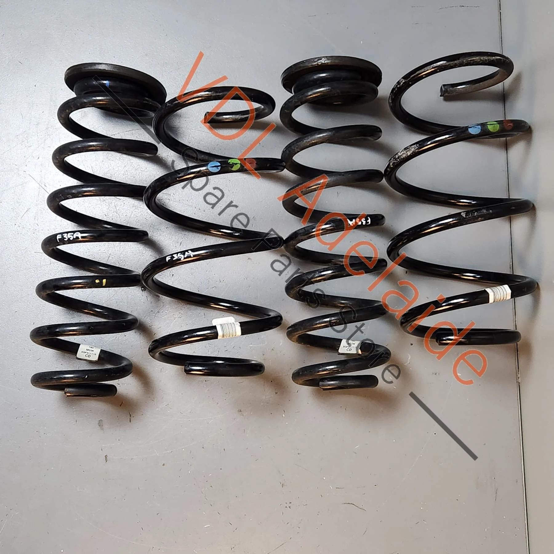 Audi RSQ3 Set of Suspension Coil Springs 5Q0411105DE 5QF511115CD