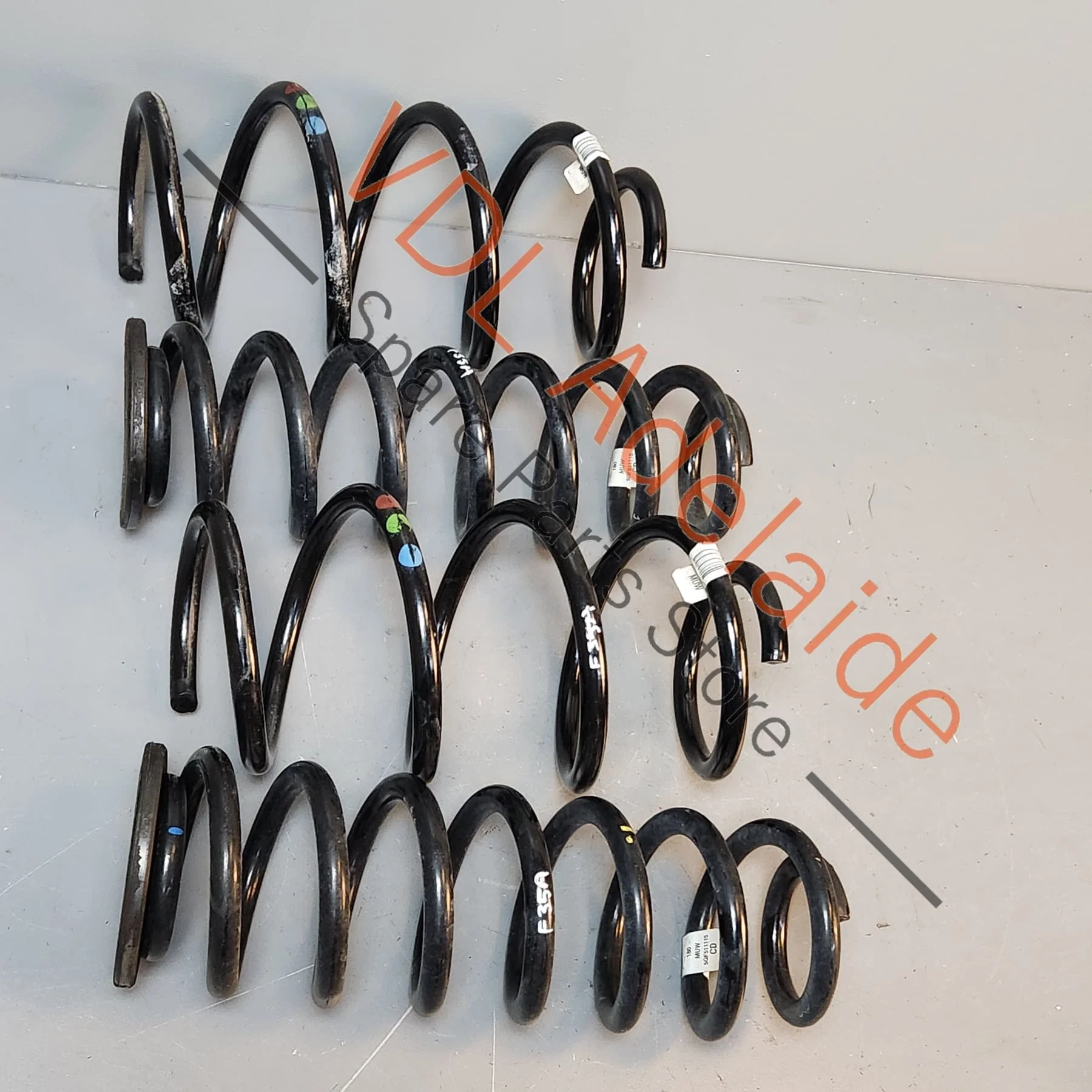 Audi RSQ3 Set of Suspension Coil Springs 5Q0411105DE 5QF511115CD - Image 2