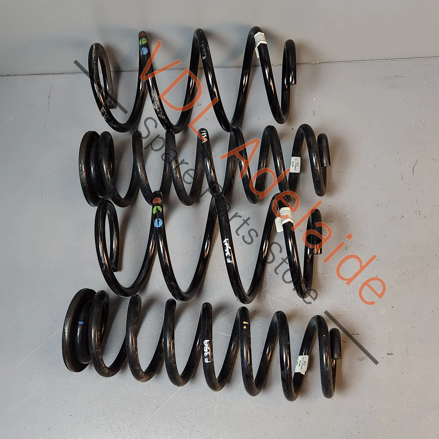 Audi RSQ3 Set of Suspension Coil Springs 5Q0411105DE 5QF511115CD - Image 3