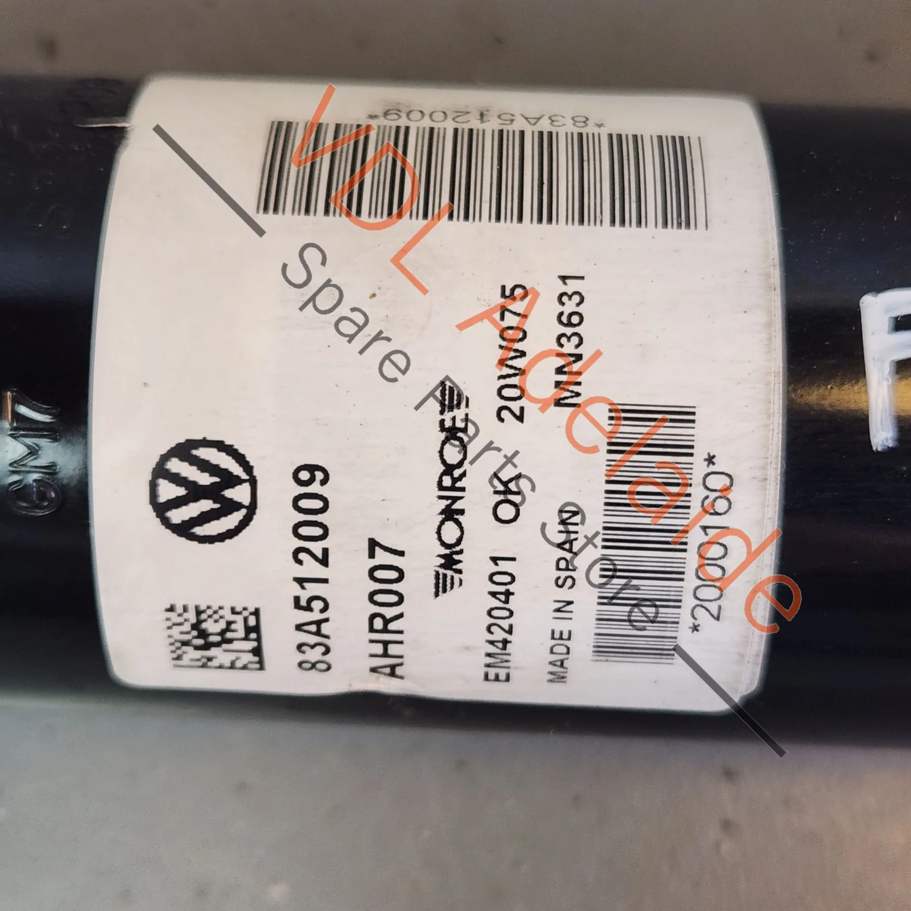 Audi RSQ3 Rear Active DCC Electronic Shock Absorber 83A513045 - Image 2