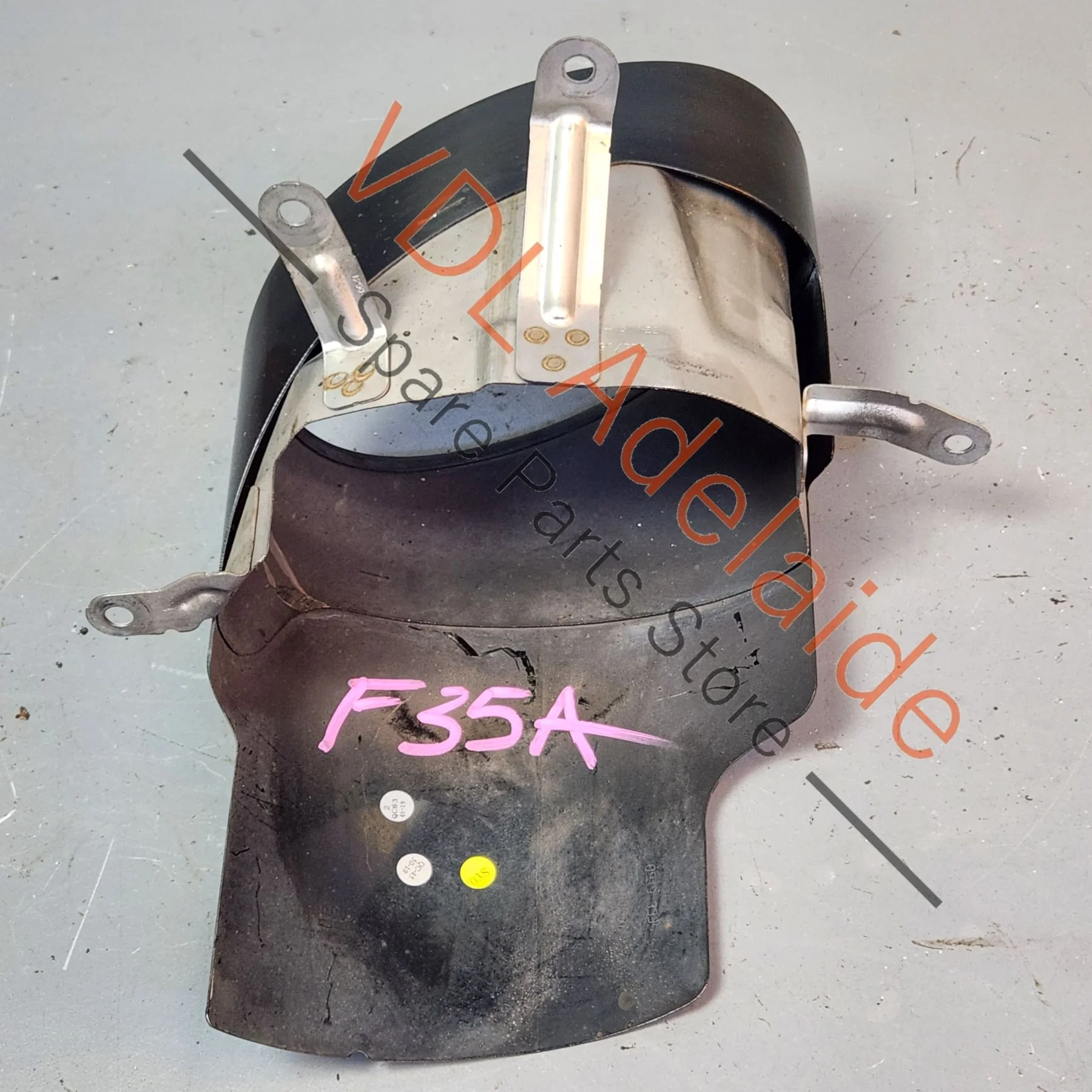 Audi RSQ3 RS3 Right Oval Exhaust Tail Pipe Tip Trim 83A253826C 83A253826D - Image 2