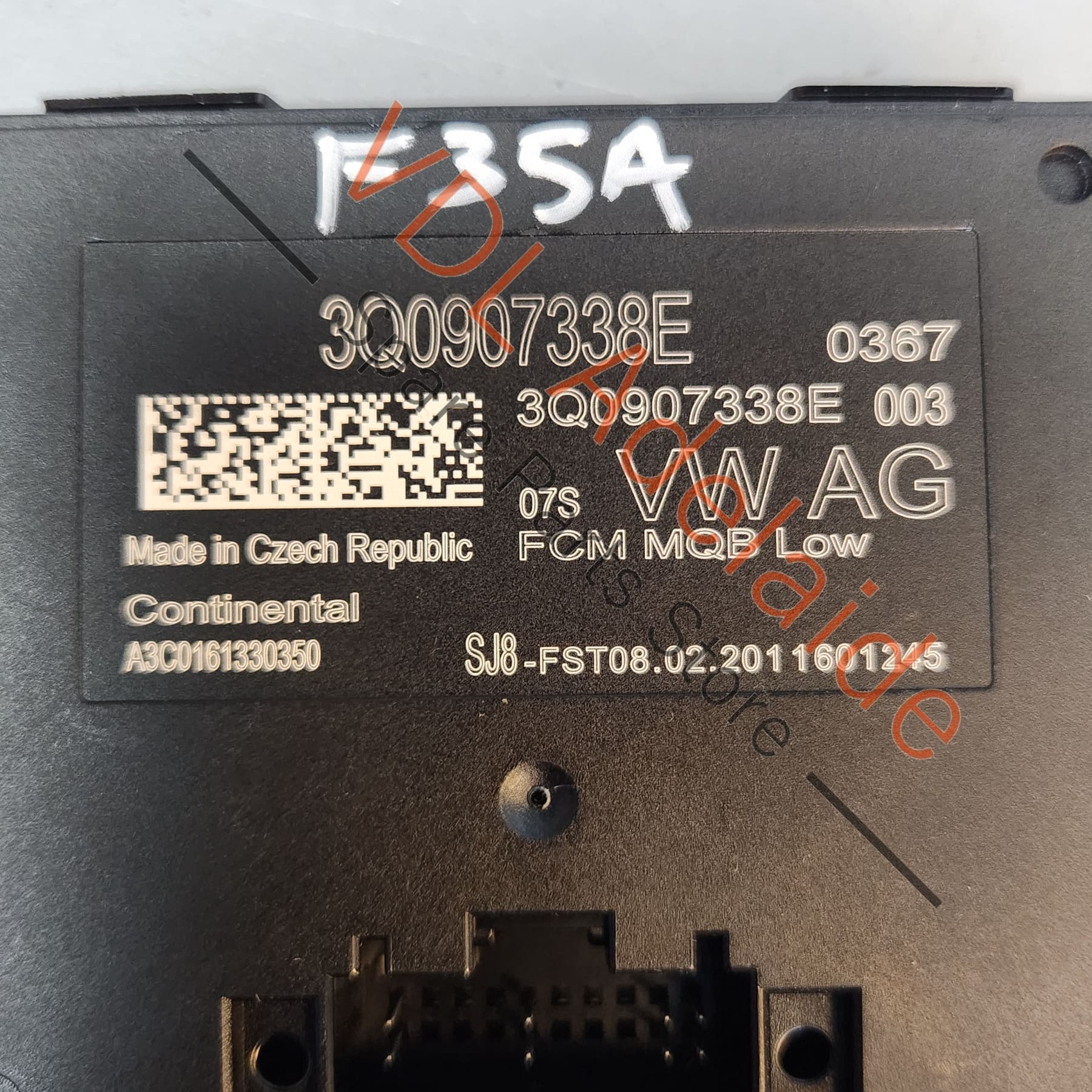 VW Audi Cornering Headlight Control Module MQB Low 3Q0907338E - Image 5
