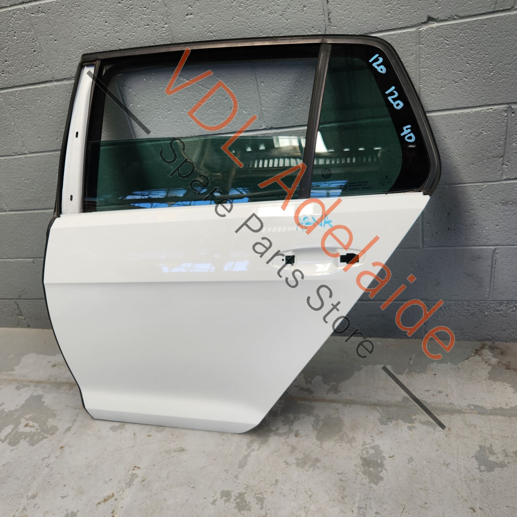 VW Golf MK7 Rear Left Door Shell Panel 5G4833055AC Pure White 0Q C9A - Image 7