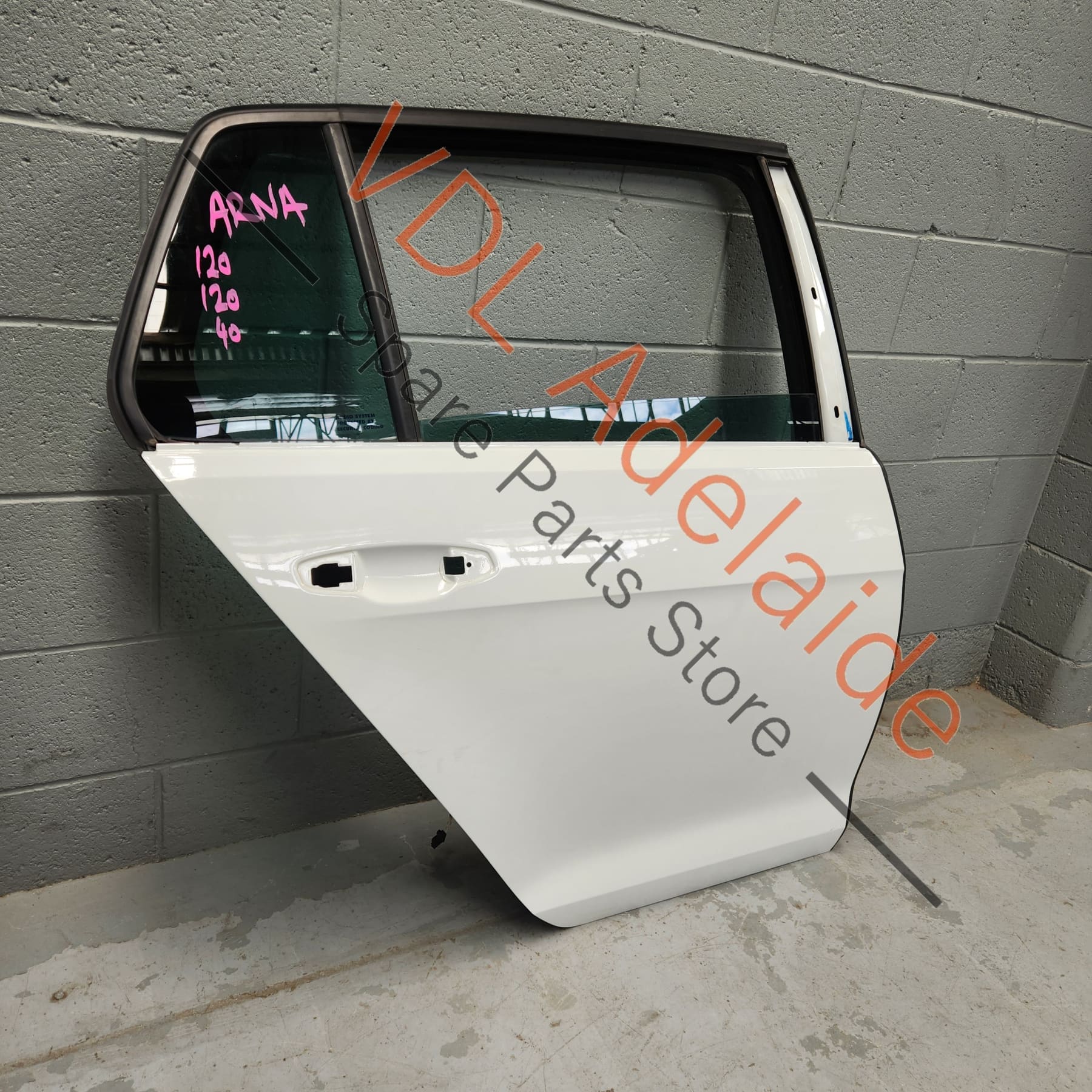 VW Golf MK7 Rear Right Door Shell Panel 5G4833056AC Pure White 0Q C9A - Image 4
