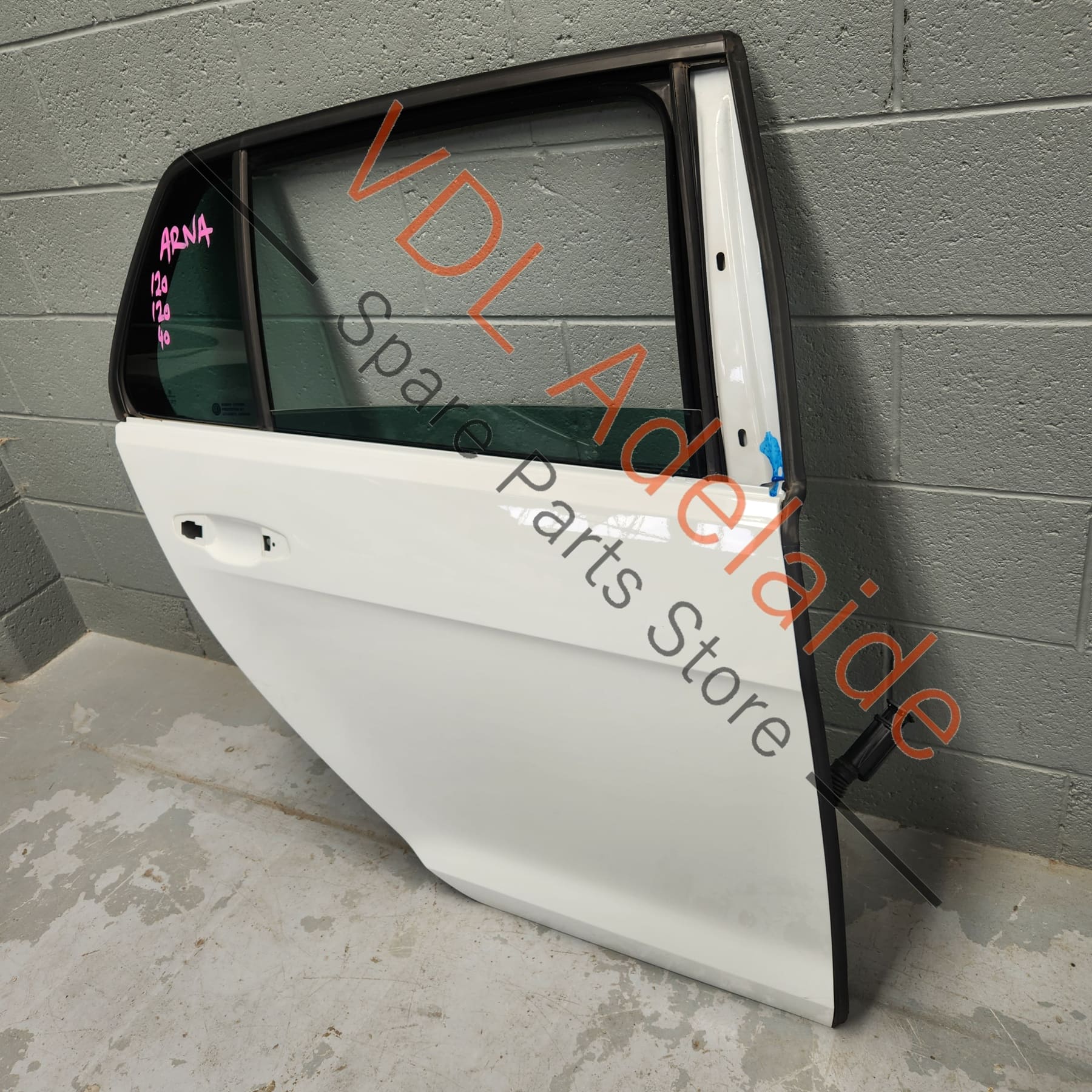 VW Golf MK7 Rear Right Door Shell Panel 5G4833056AC Pure White 0Q C9A - Image 5