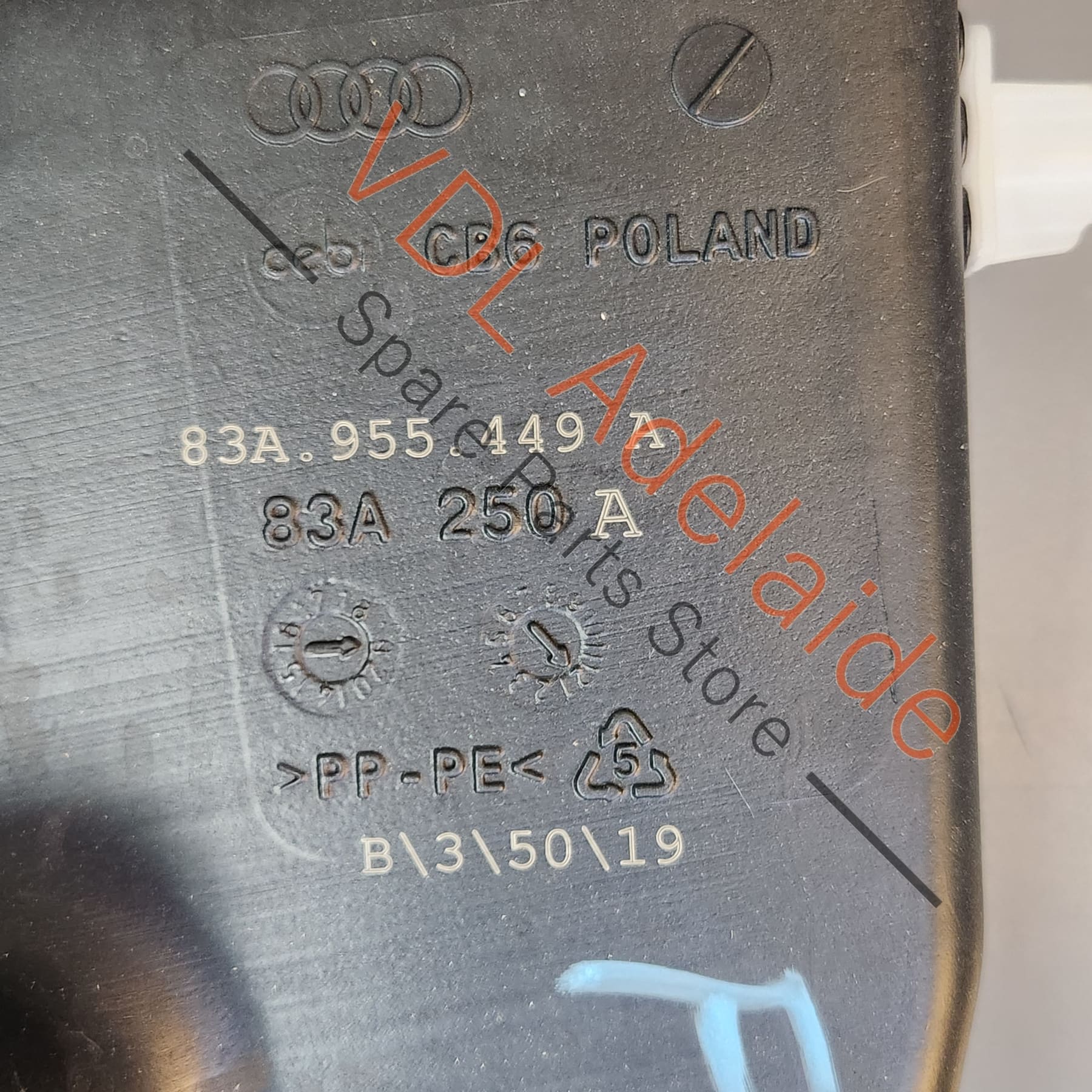 Audi Q3 RSQ3 F3 Windscreen Washer Tank Bottle Reservoir 83A955452A 83A955462 - Image 5