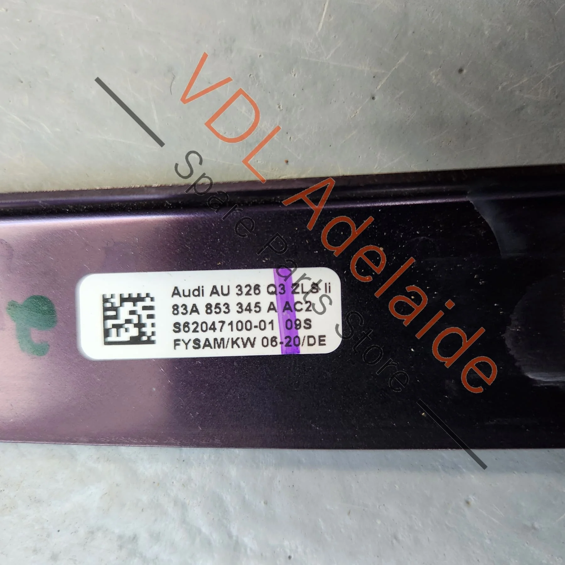 Audi F3 Q3 RSQ3 F3 Gloss Black Window Frame Trim Set Complete - Image 7