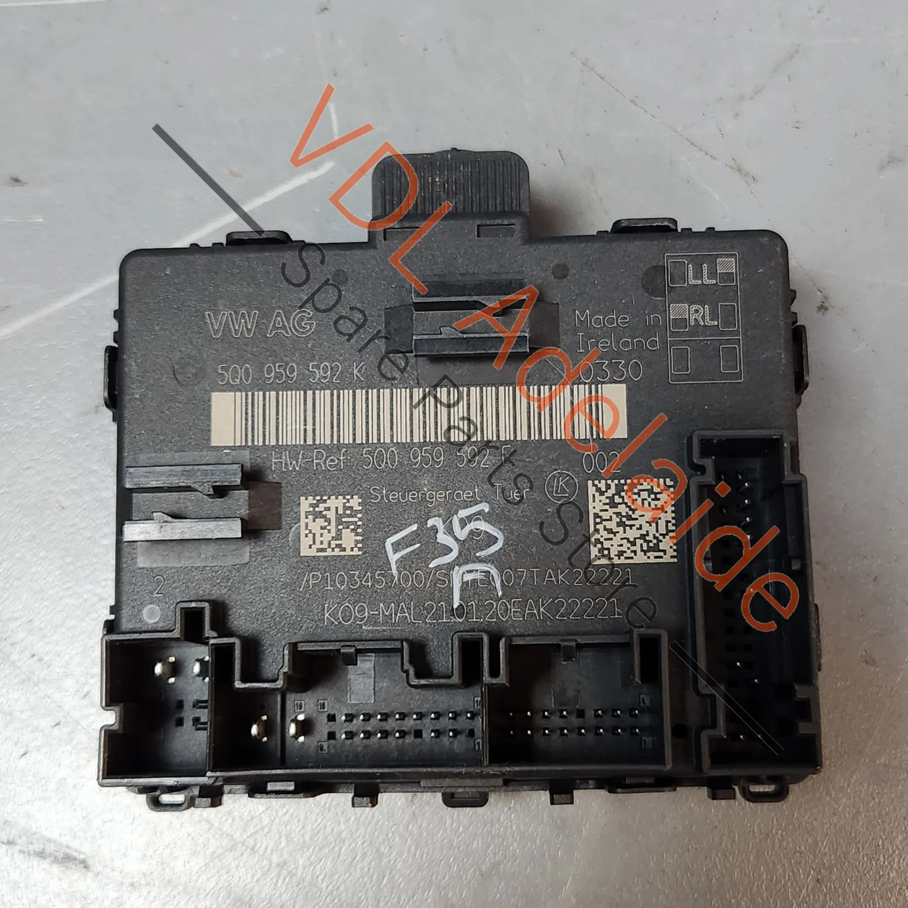 Audi Q3 RSQ3 F3 Front Passengers Door Control Unit Module 5Q0959592F - Image 5