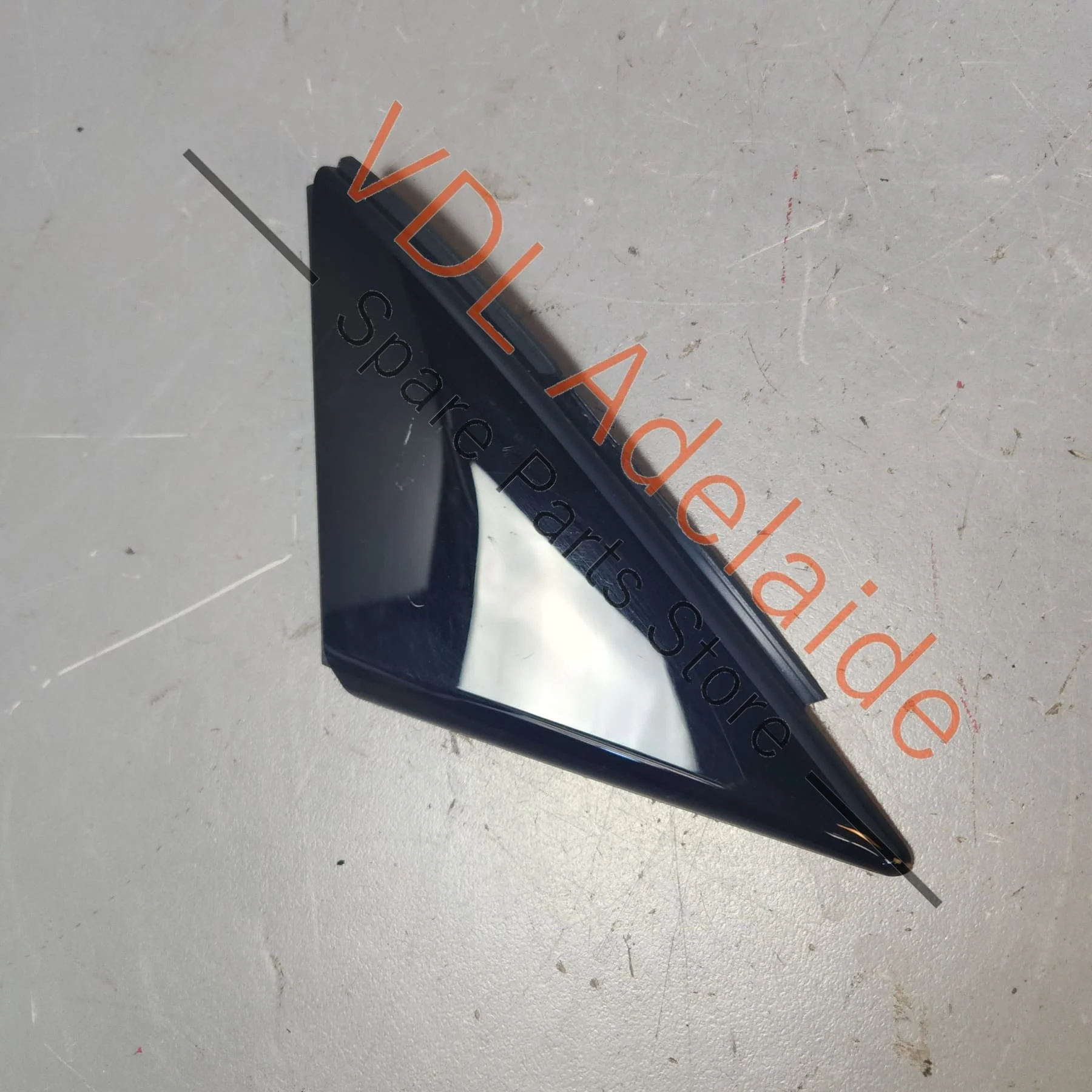 Audi RSQ3 Q3 F3 Front Left Door Exterior A Pillar Corner Trim Molding Gloss Black 83A837637B - Image 4